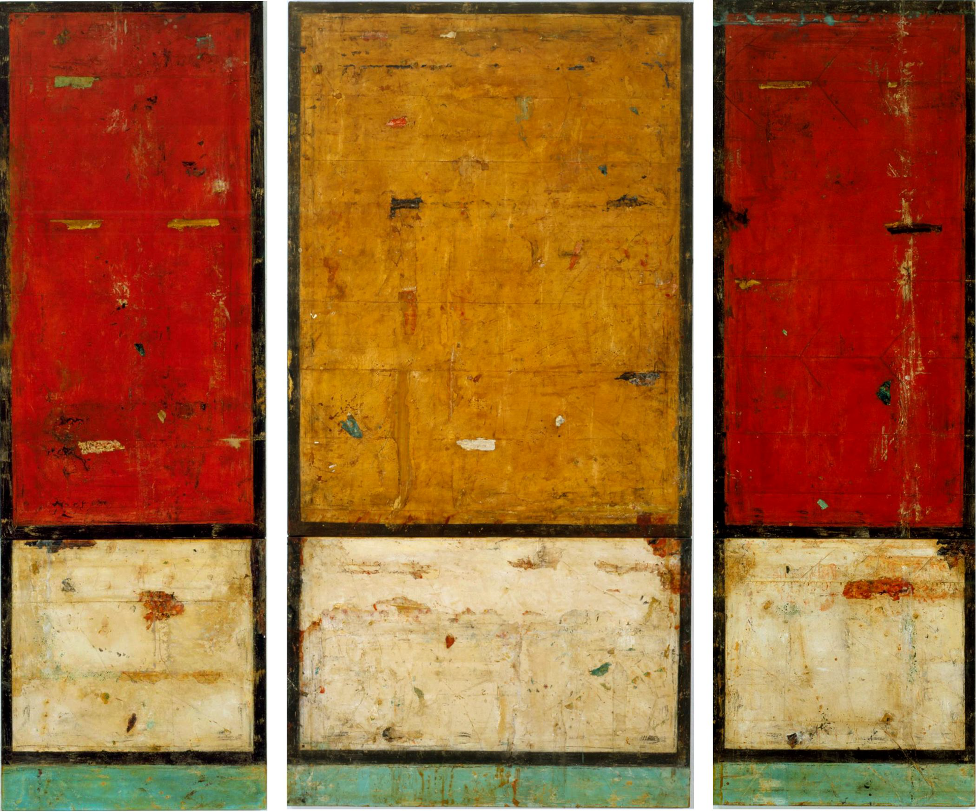 Villa Boscotrecase  (Triptych) by Marcia Myers