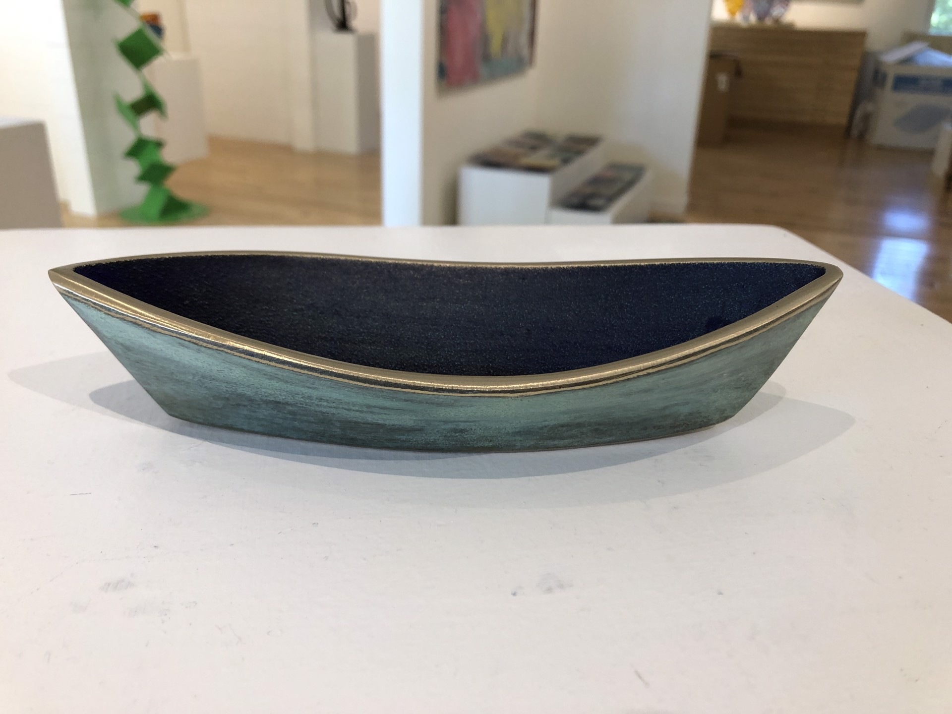 Canoe Small Tif/Blue 07 by Alice McLean