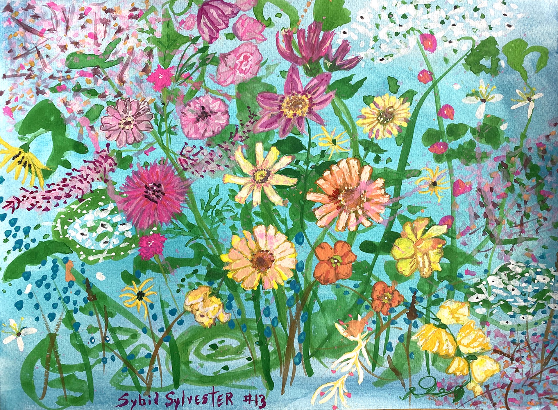 It's A Flower Jungle Out There! by Sybil Sylvester