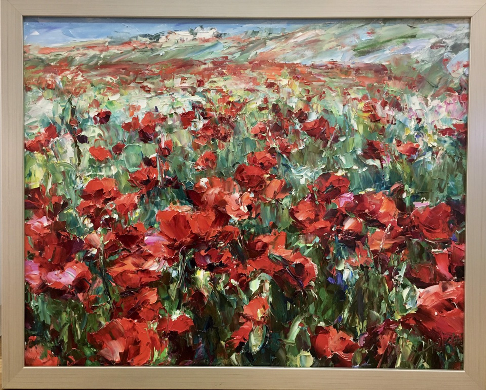 Fields of Tuscany (SOLD) by LYUDMILA AGRICH