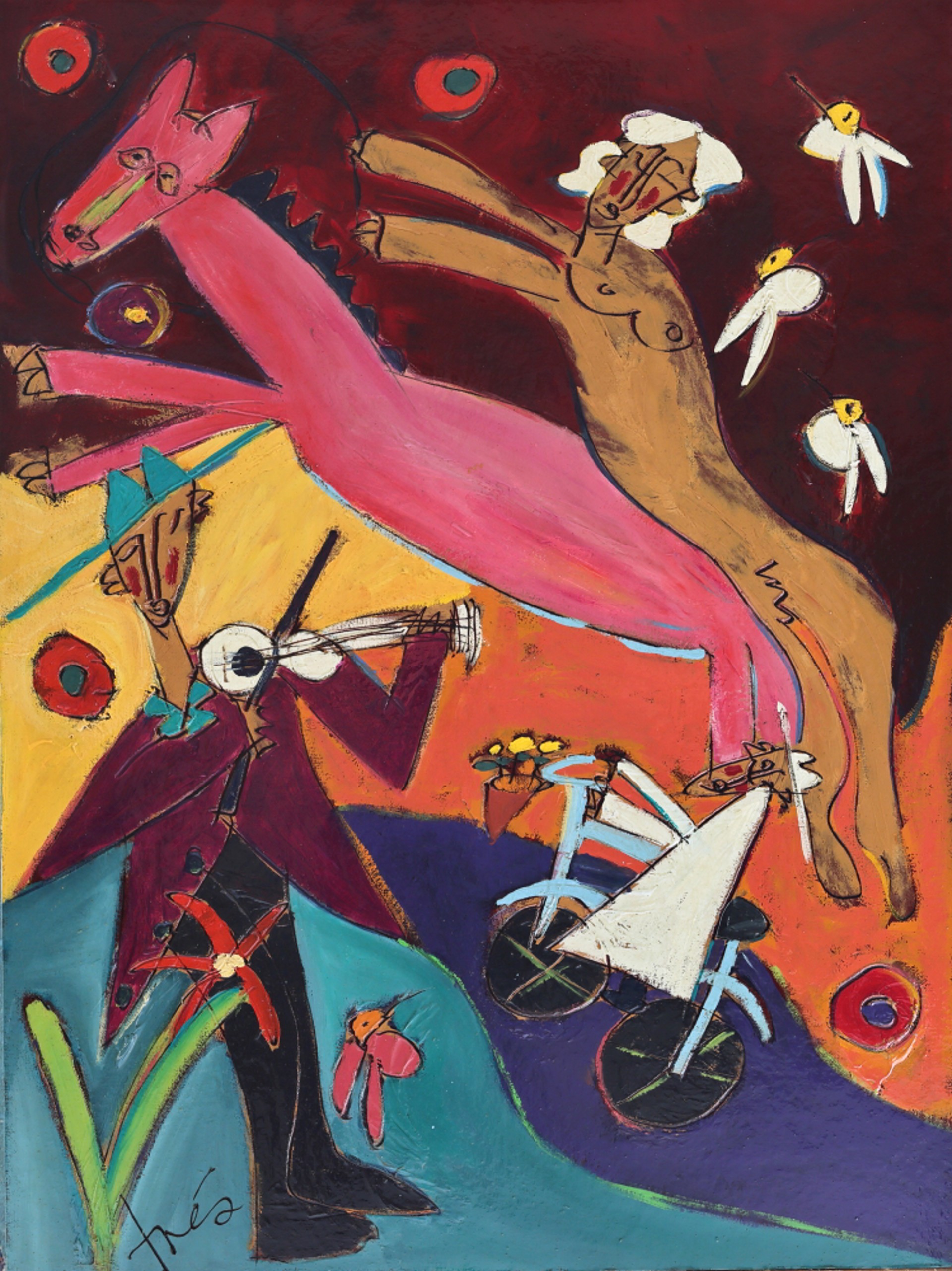 concerto for pink horse by Trés Taylor