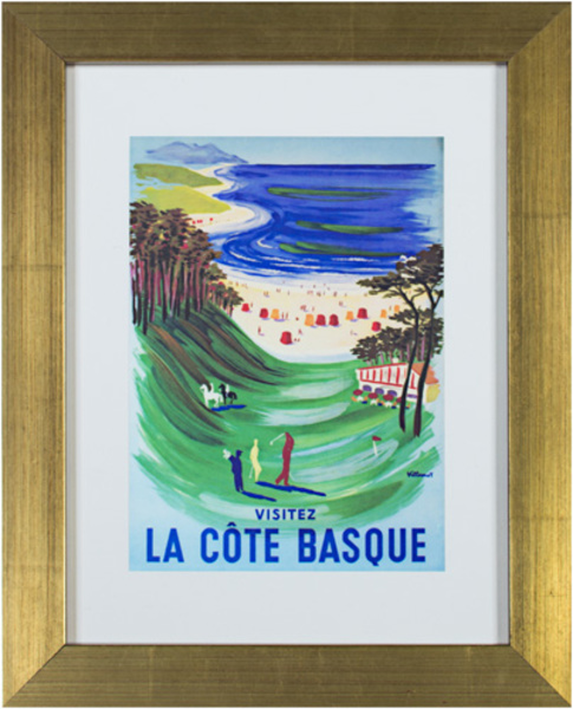 La Cote Basque by Bernard Villemot
