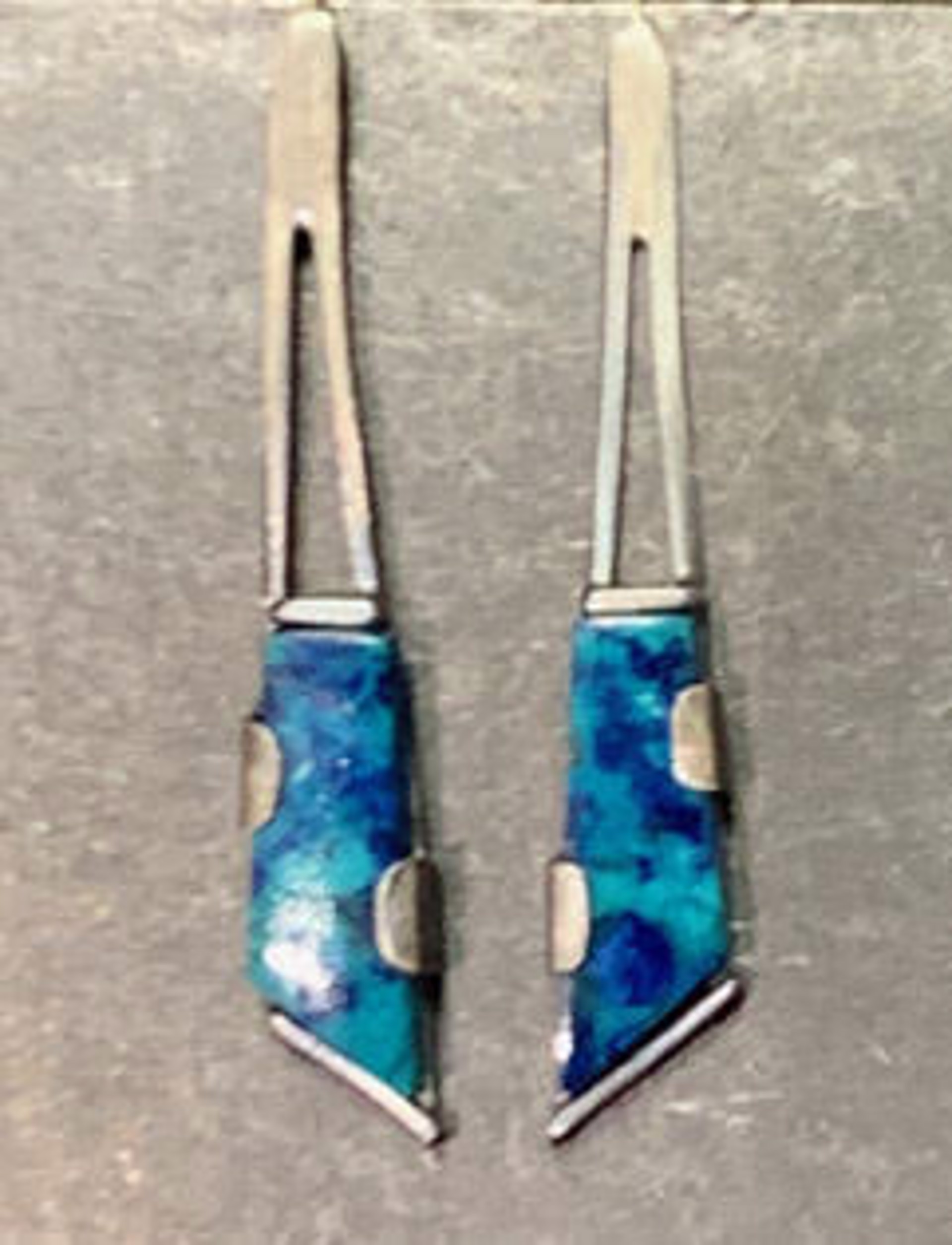 Earrings-Imperial Shatikite AC 312 by Annette Campbell