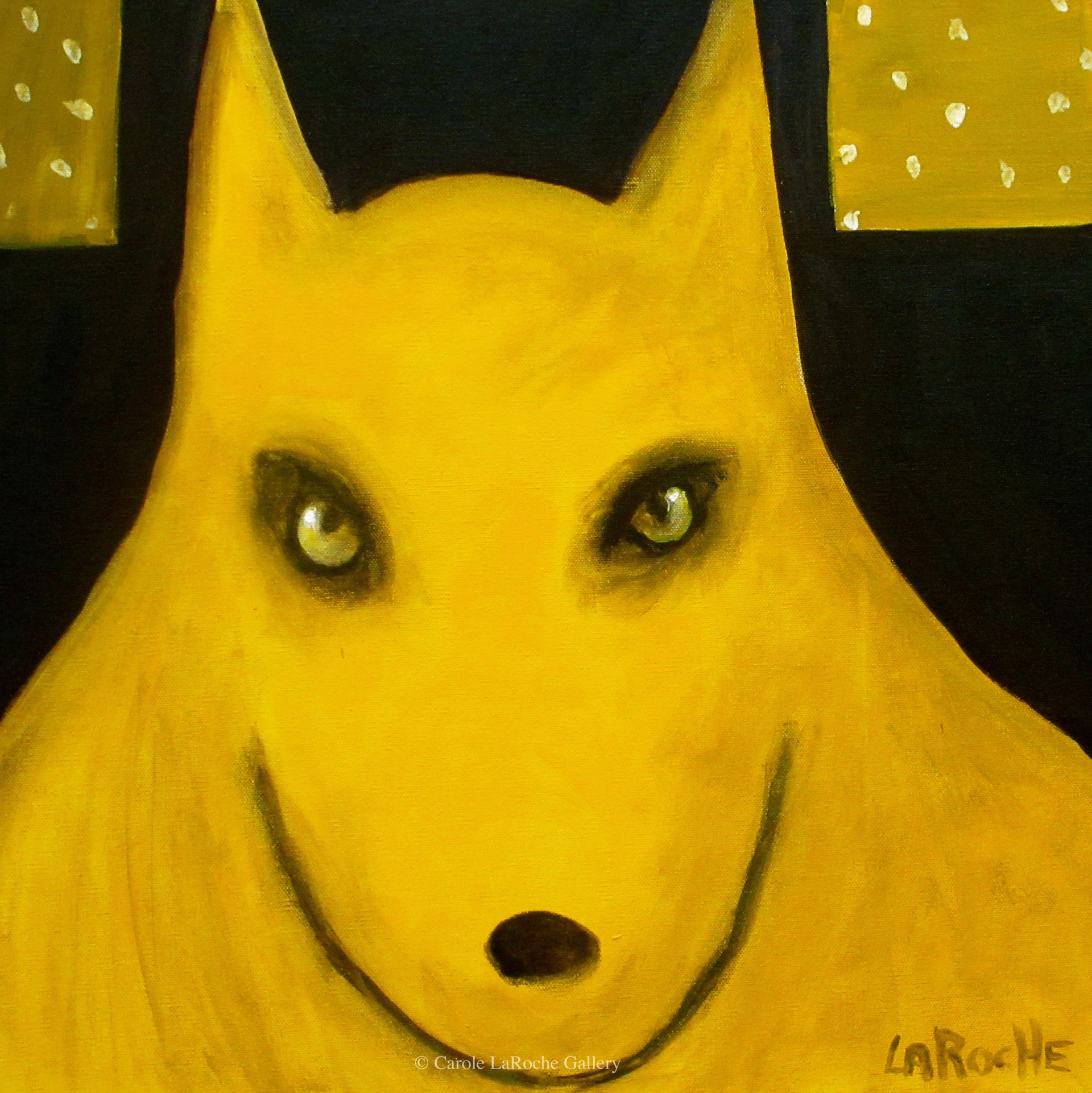YELLOW SPRING WOLF by Carole LaRoche | Carole Laroche Gallery
