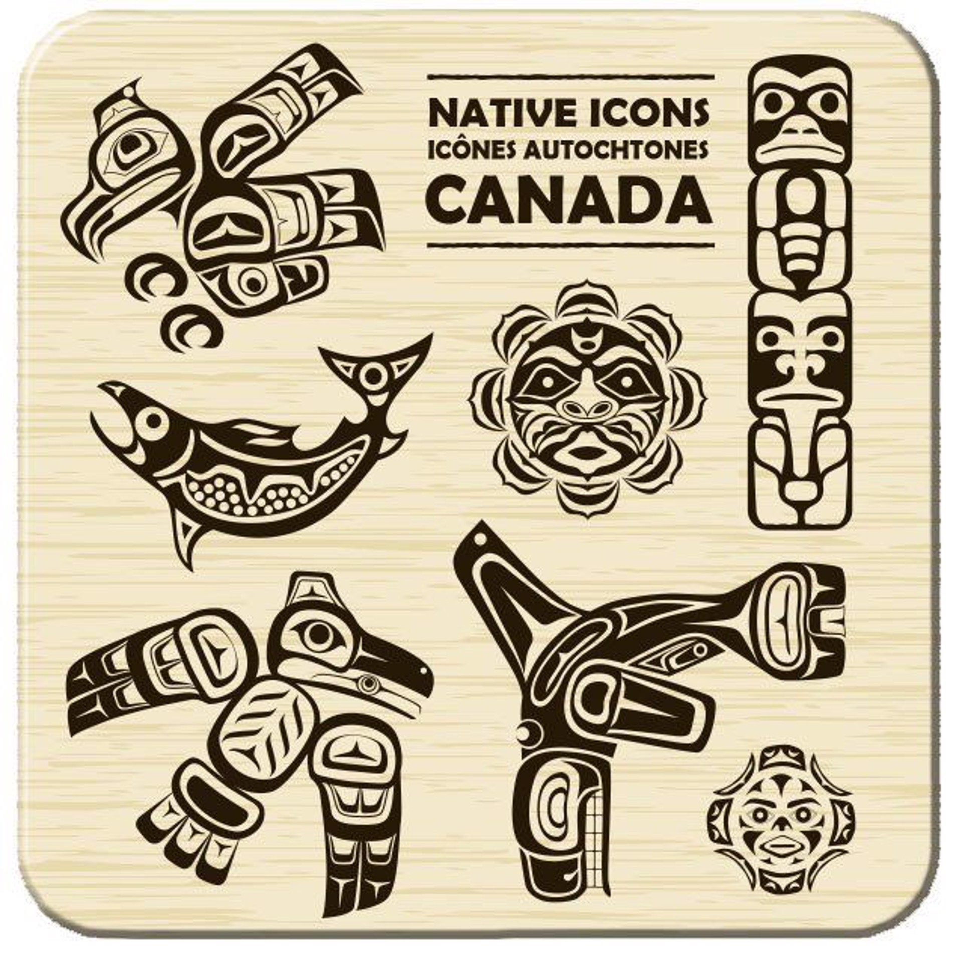 Native Icons Coaster