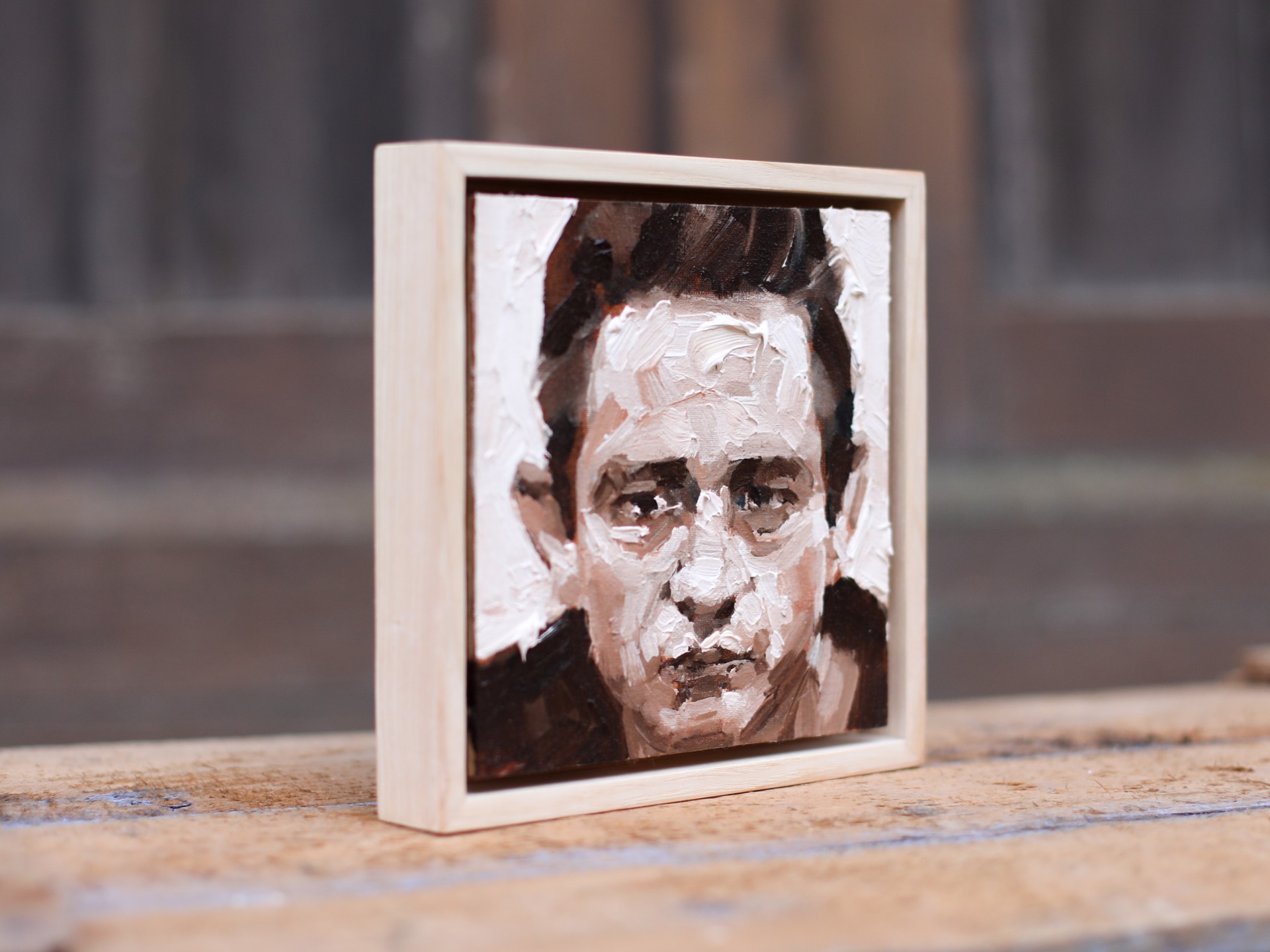 Portrait Johnny Cash by Heiko Mattausch