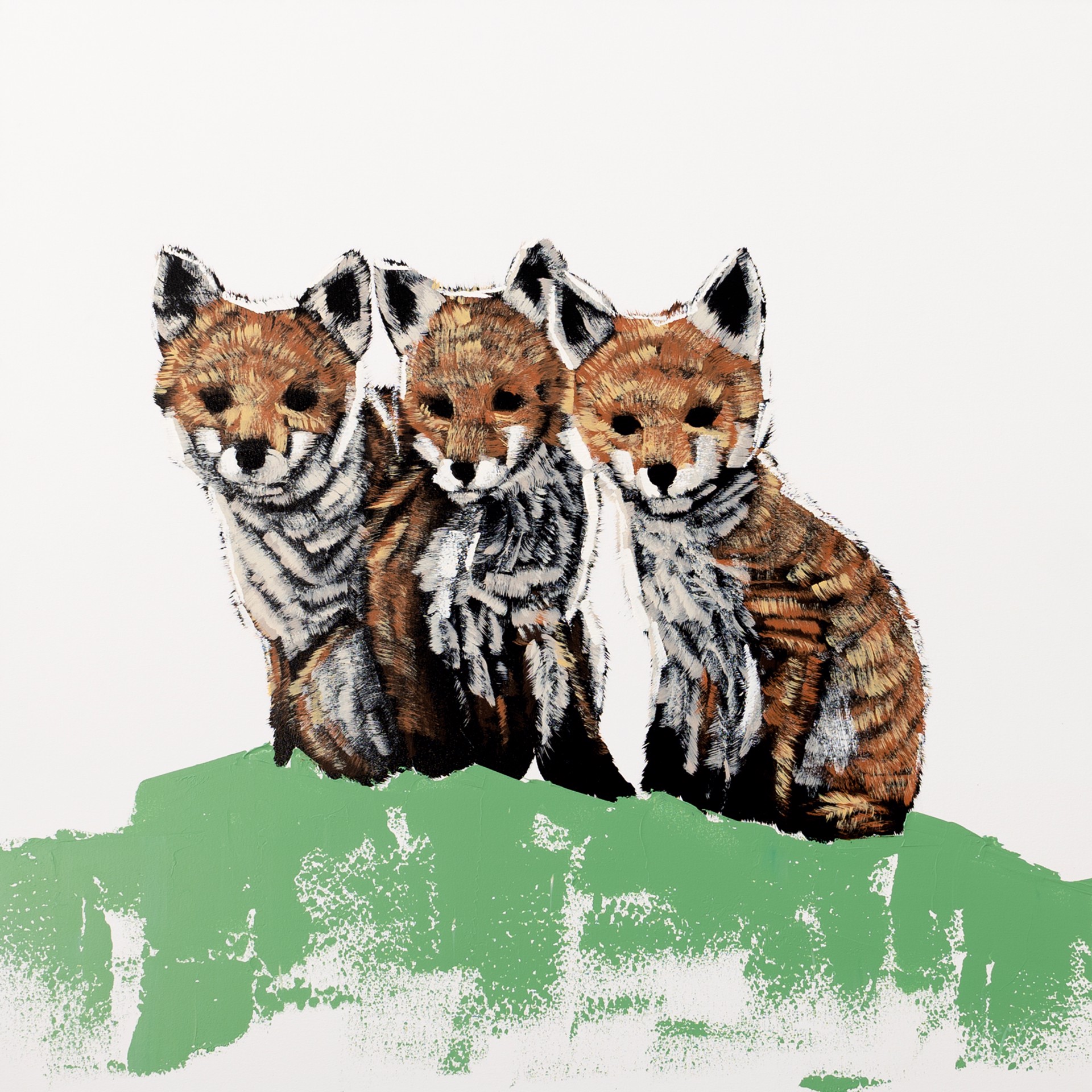 Three Foxes by Josh Brown