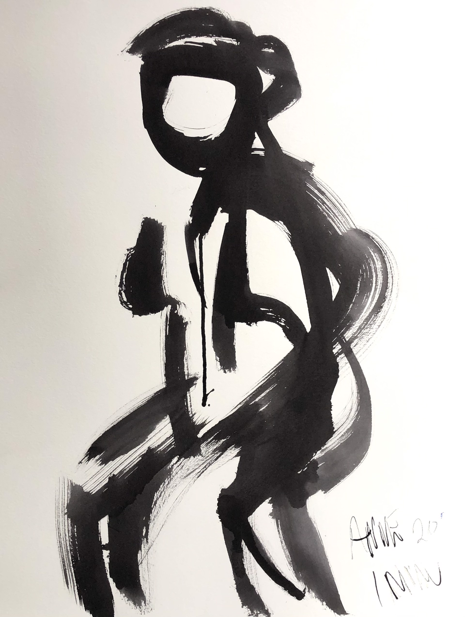 Gestural Figure Study I by Anne Darby Parker