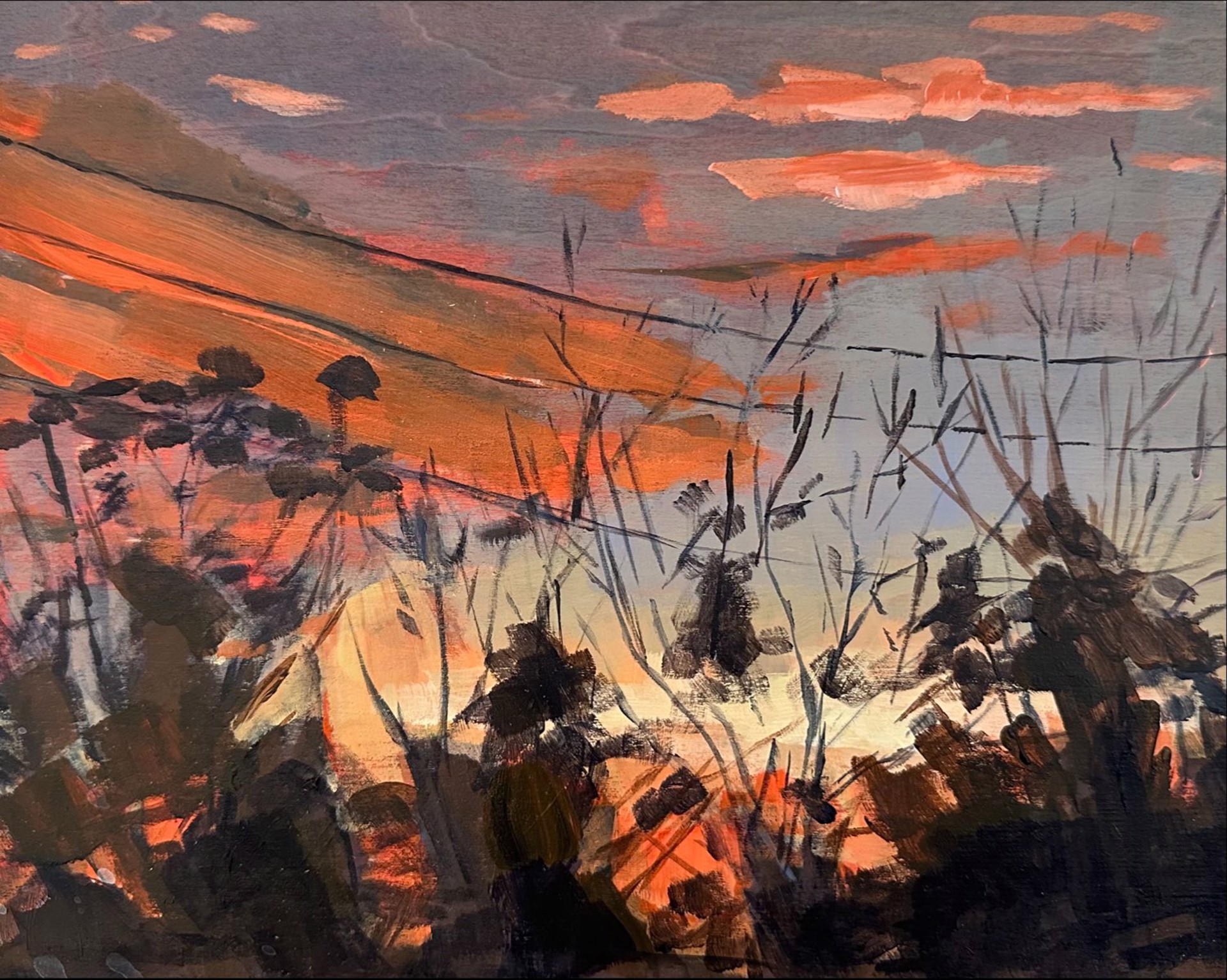 Winter Sunset No. 1 by Maggie Stickney