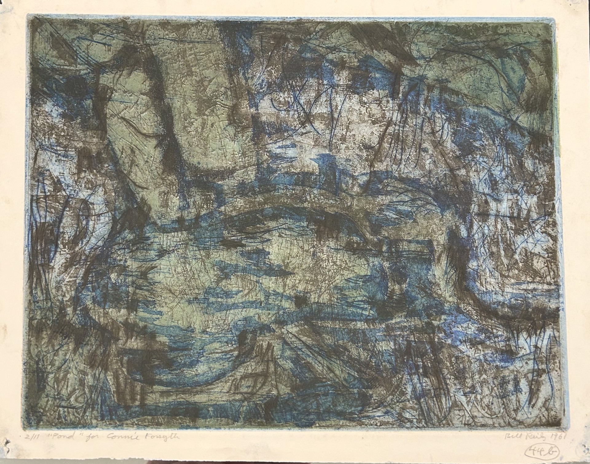 44b(i). Pond (for Connie Forsyth) by Bill Reily - Prints