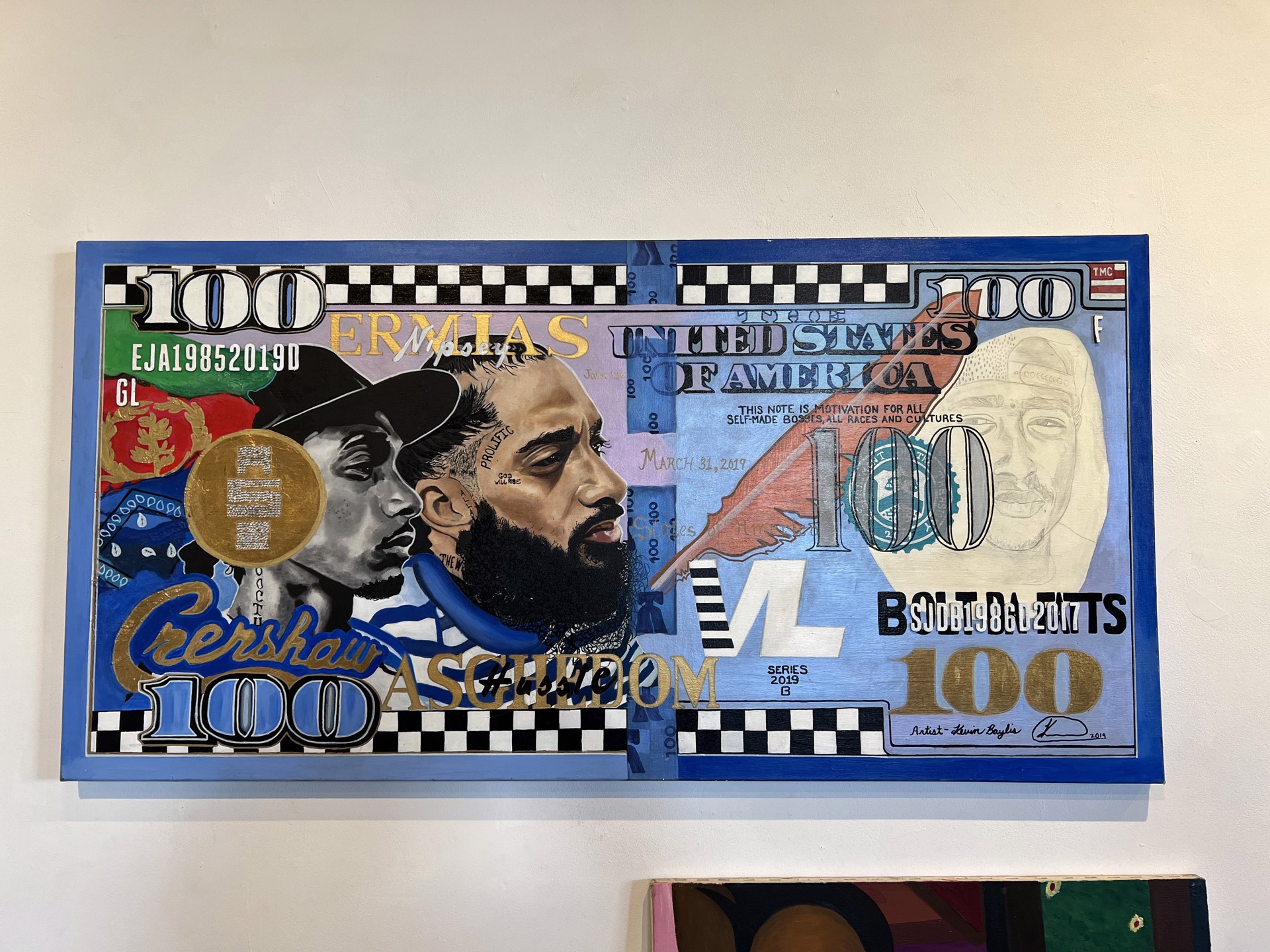 Long Live Nipsey By Kevin Baylis the Heartist by Phree
