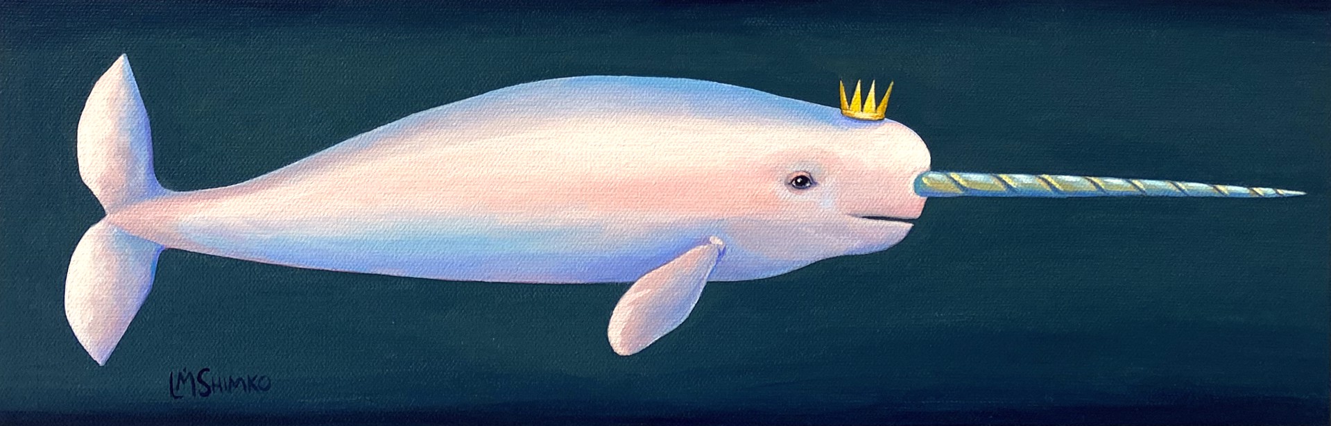 Royal Ocean Unicorn 2 by Lisa Shimko