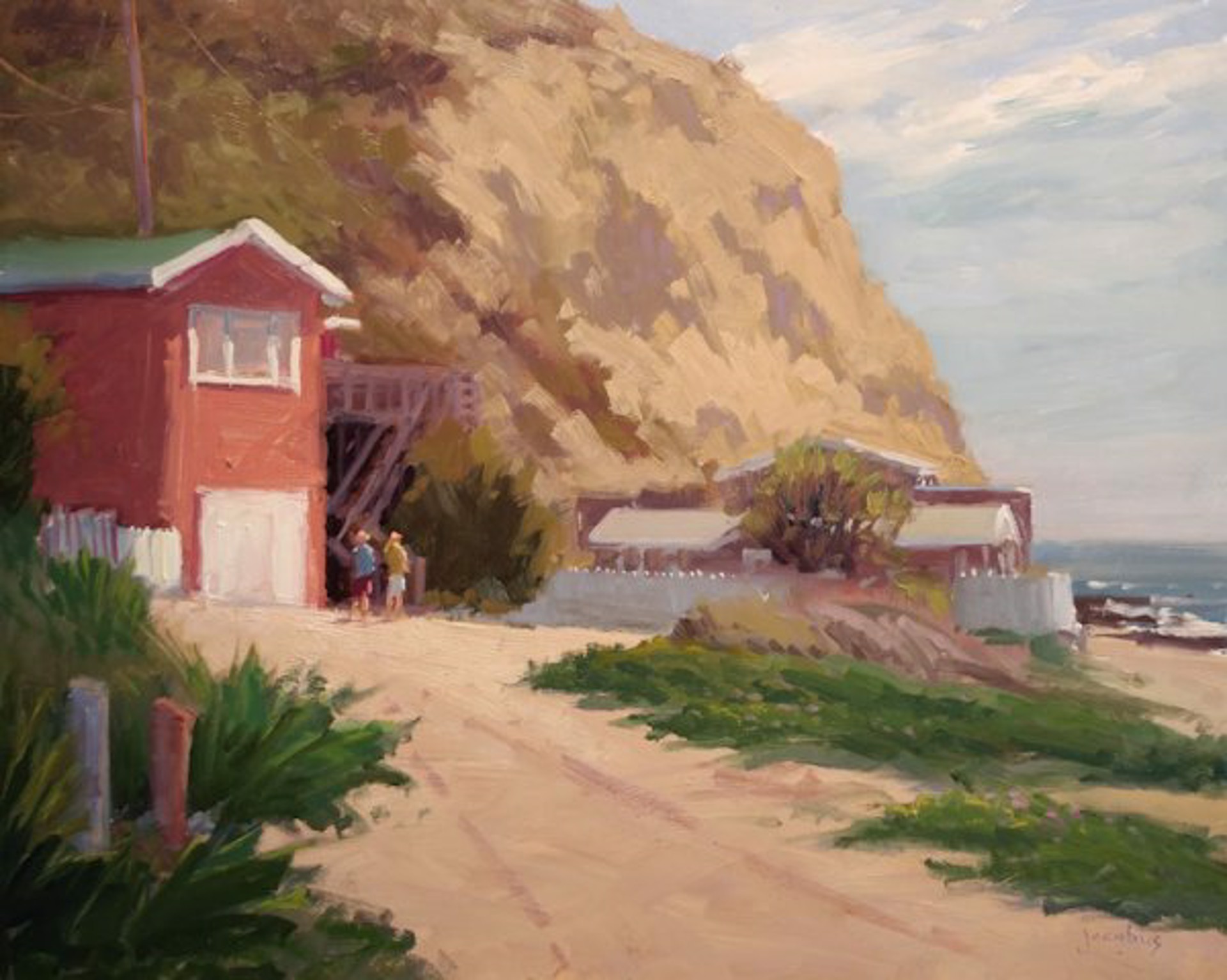 Red Cottage, Crystal Cove by Jacobus Baas