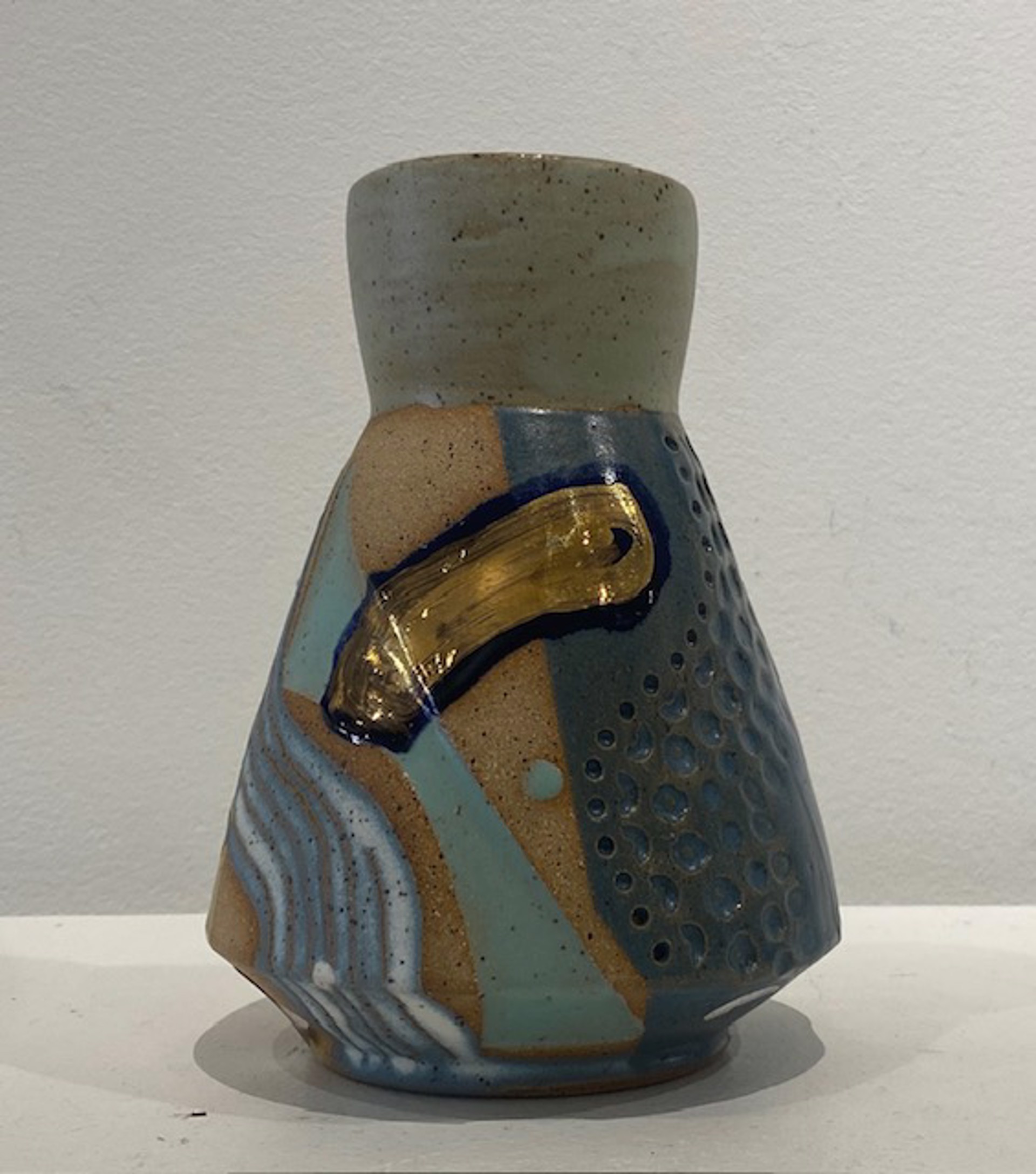 Bud Vase w/Gold by Steve Kelly