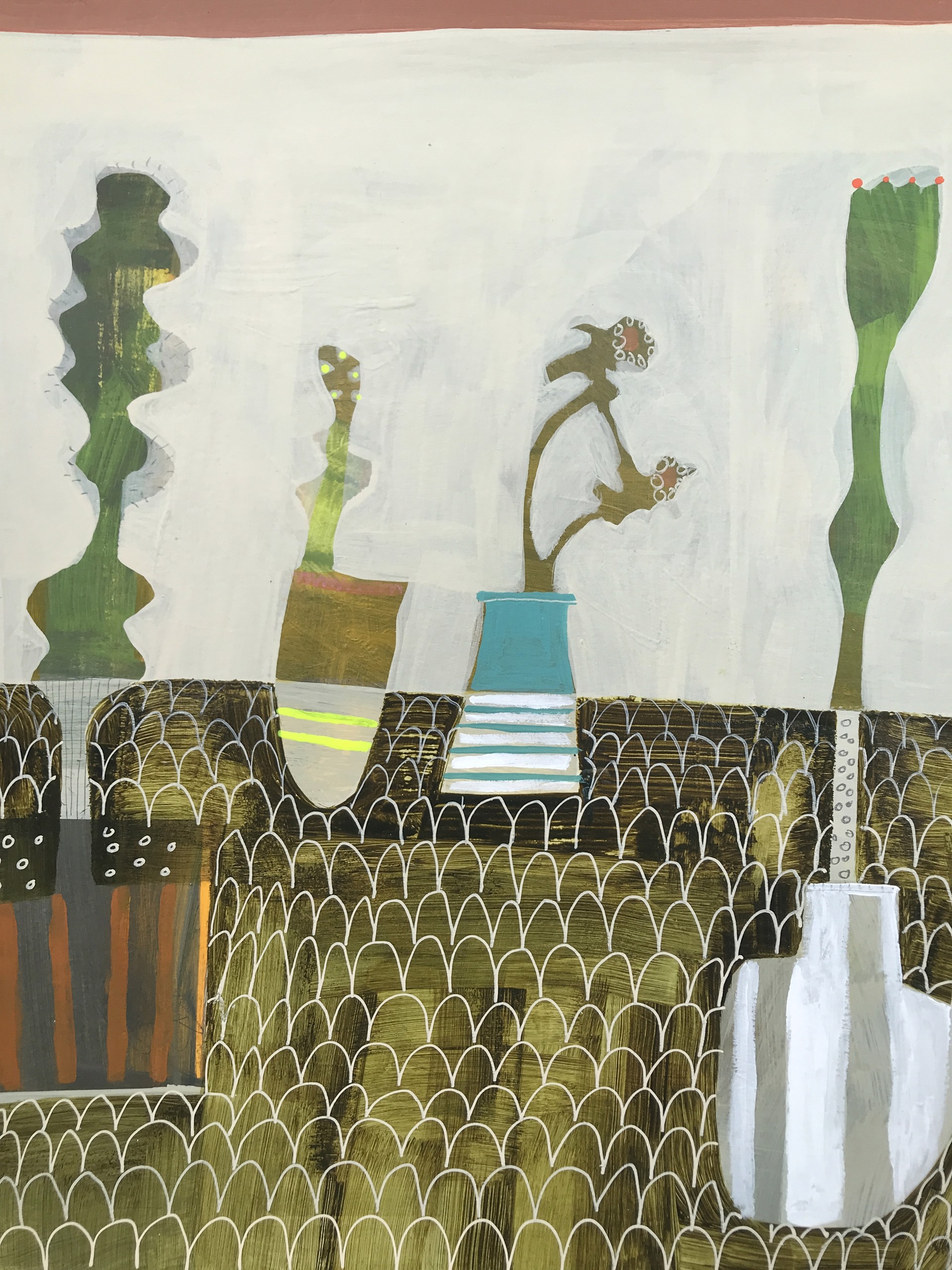 Four Flowerpots by Rachael Van Dyke