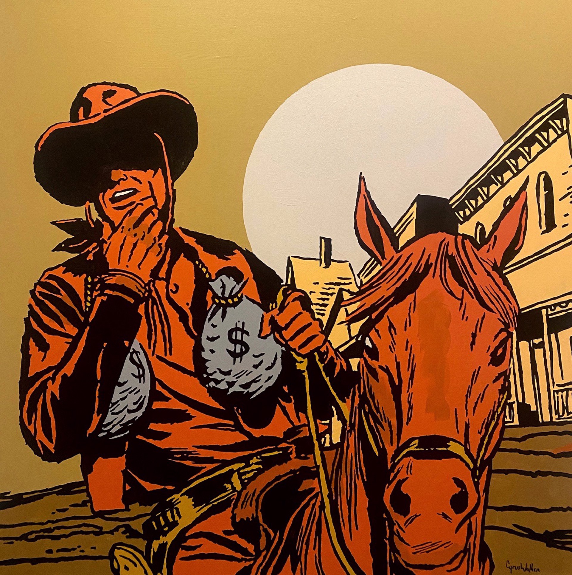 MONEY BAGS By Cyrus Walker Montana Trails Gallery