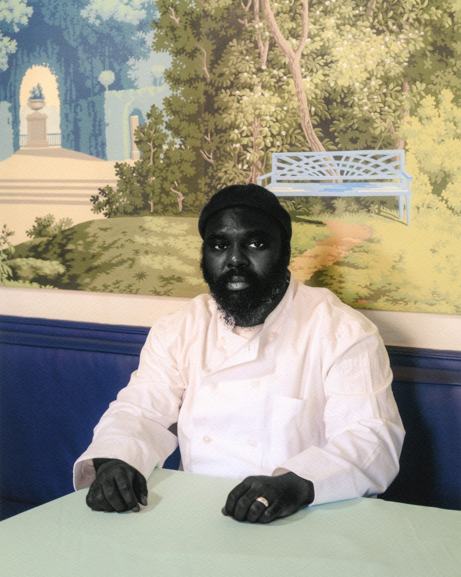 Portrait of a Chef, (Omar Tate) by Marcus Maddox