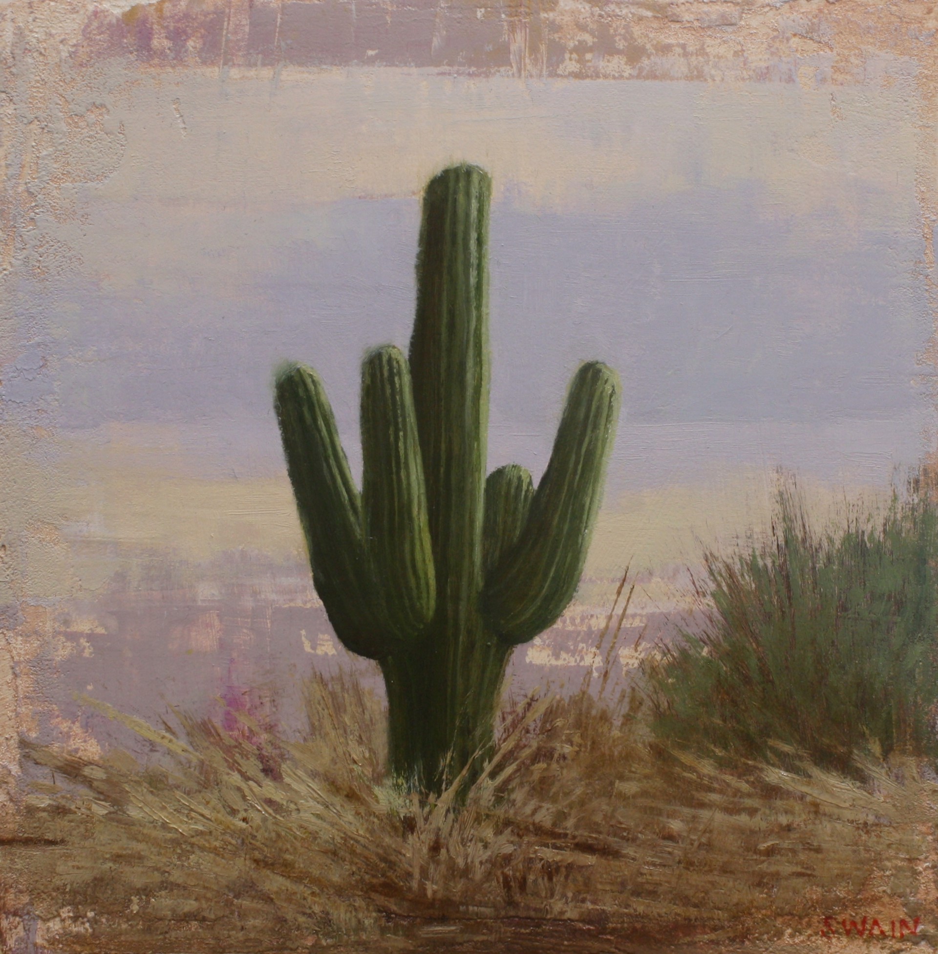 Sunrise Saguaro by Tyler Swain