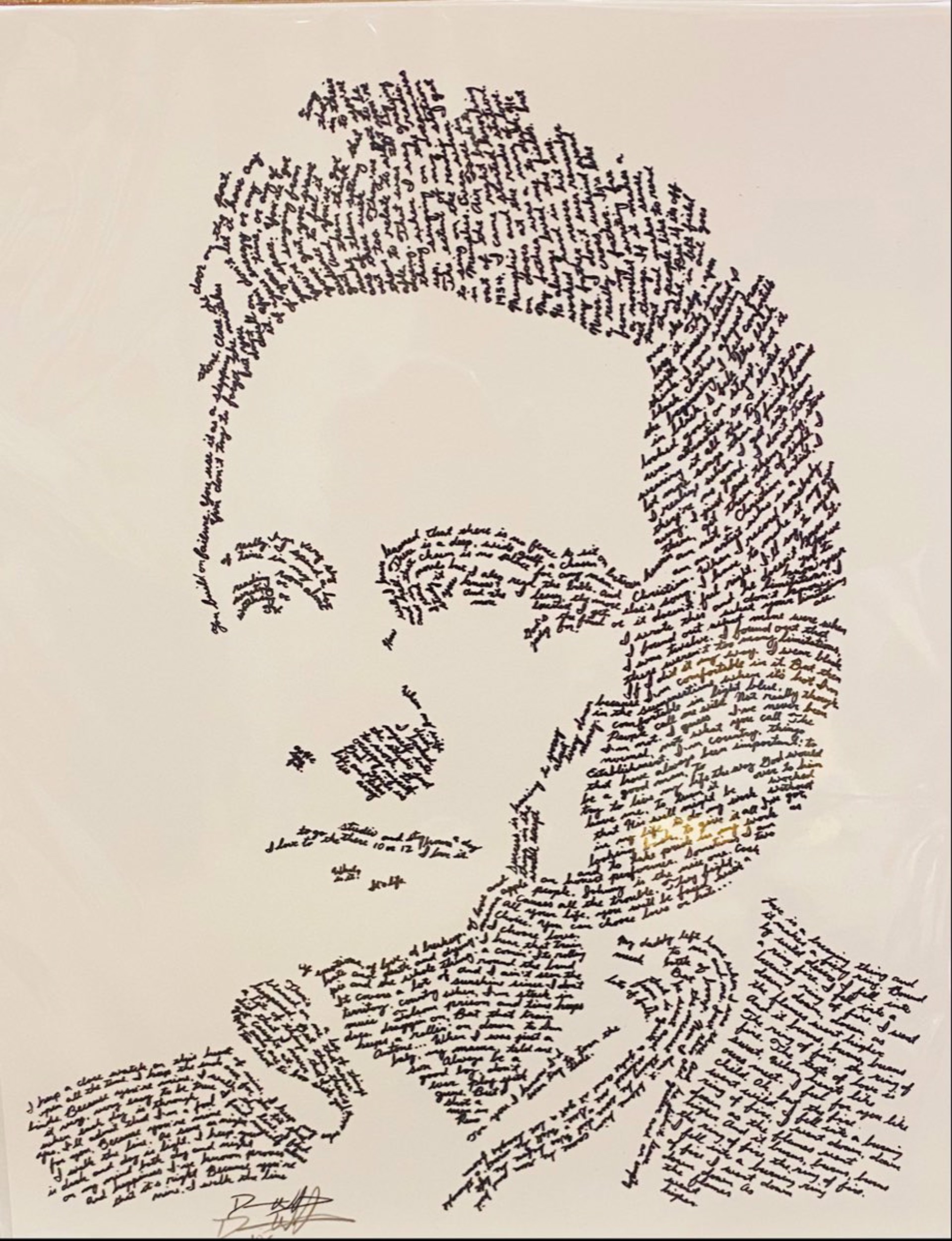 DW22 In Their Own Words Print Series~Johnny Cash by Dennis Wells