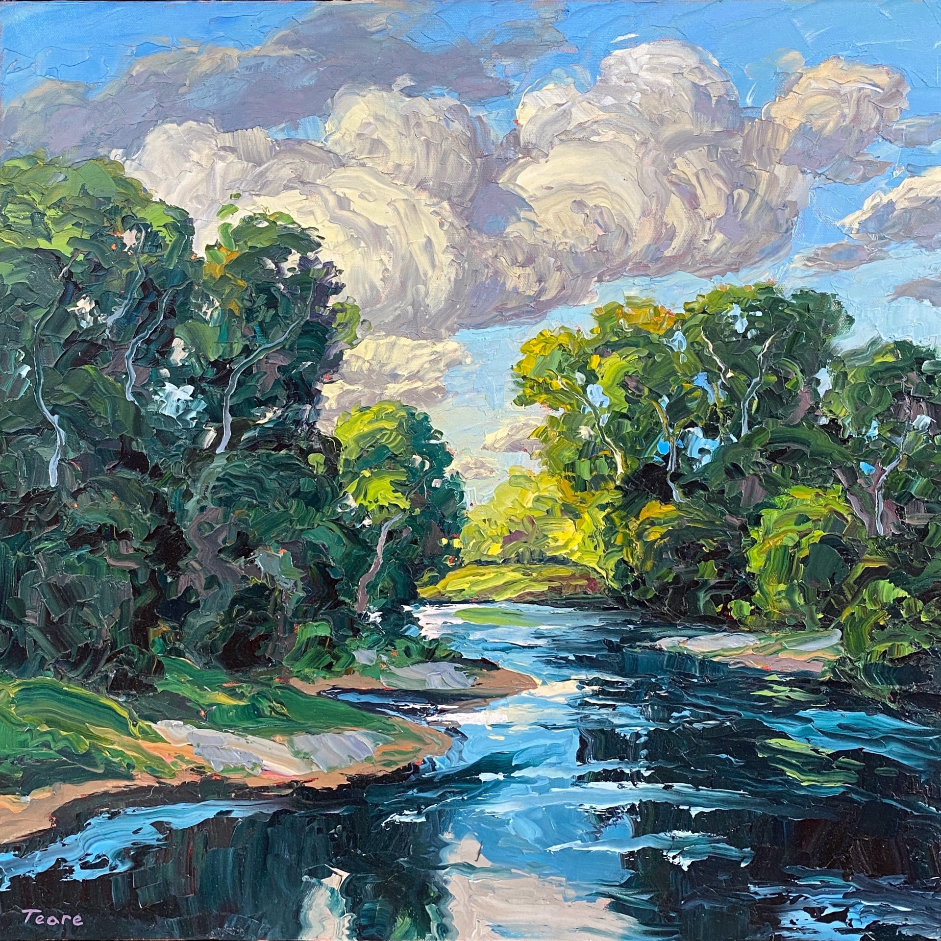 Summer Afternoon (Smoky River) by Brad Teare