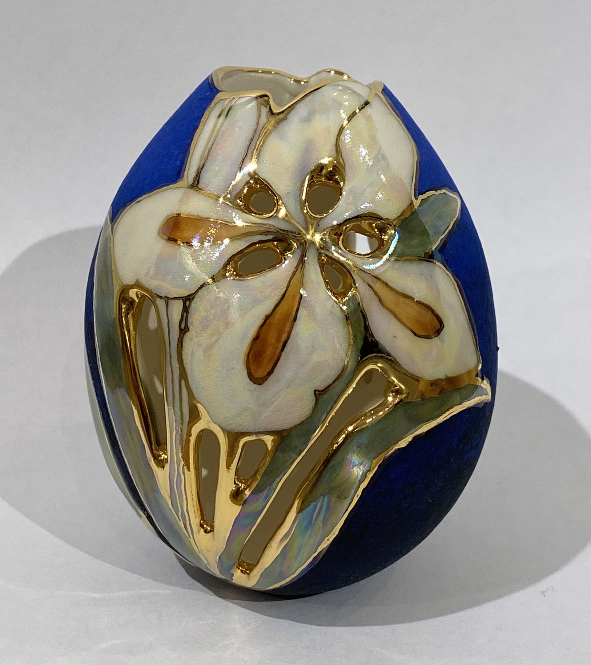 Decorative Egg Blue by Jan Phelan