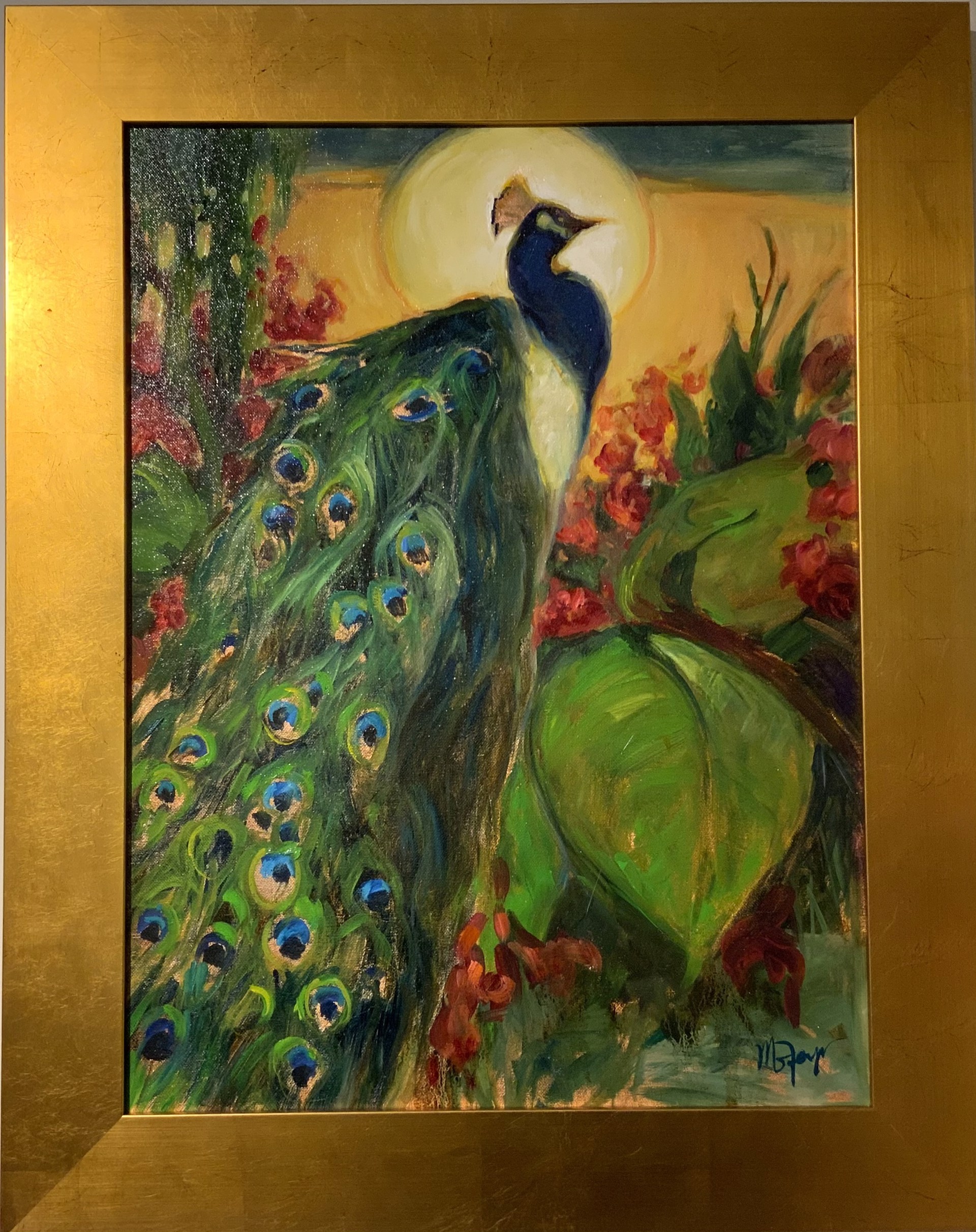 Fountain of Youth Peacock by Martha Ferguson