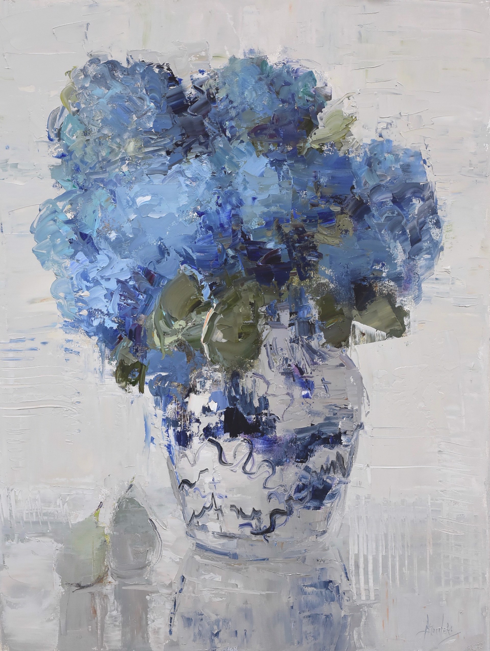 Large Bouquet Blue by Barbara Flowers