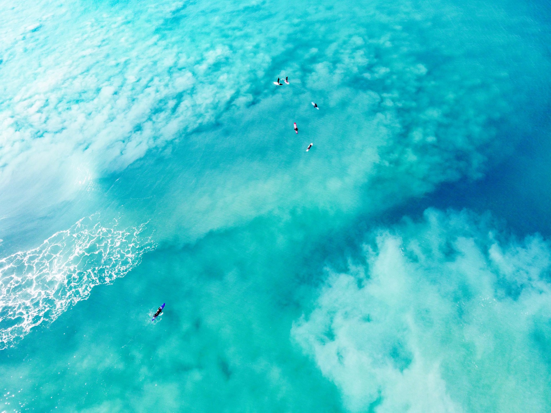 Surfer #8- Multiple Sizes Available Upon Request- Aerial Scapes Edition of 5 by Raffaele Ferrari