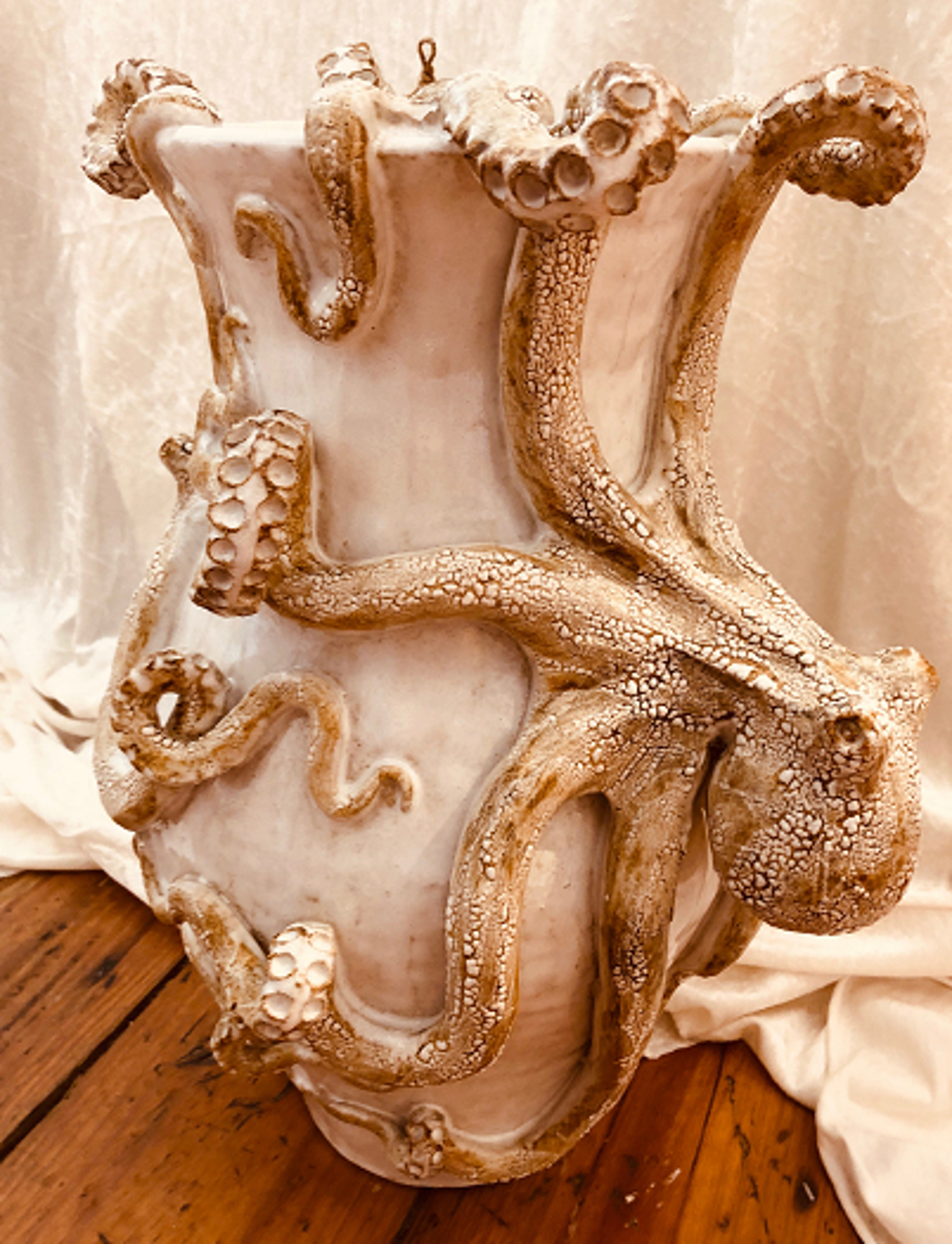 Double Octopus Vase by Shayne Greco