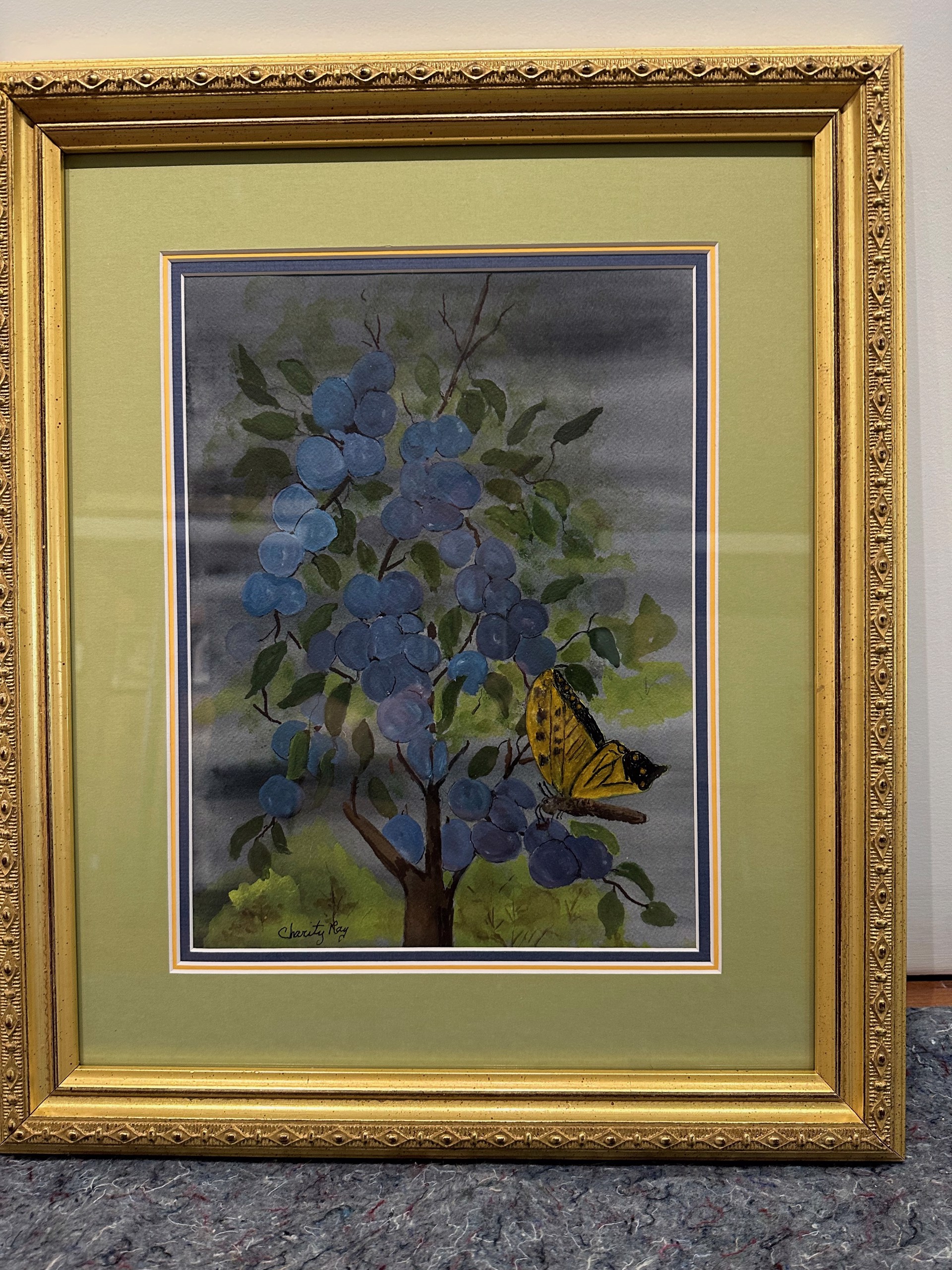 Monarch on Plum Tree by Charity Ray