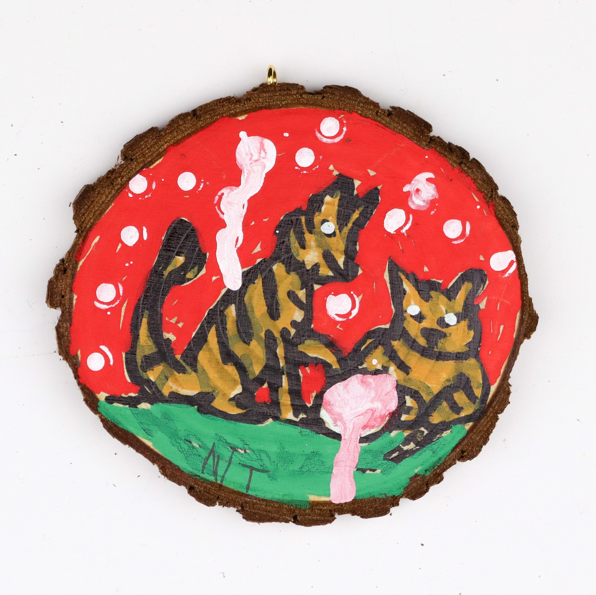 Bear/Cats (ornament) by Nonja Tiller
