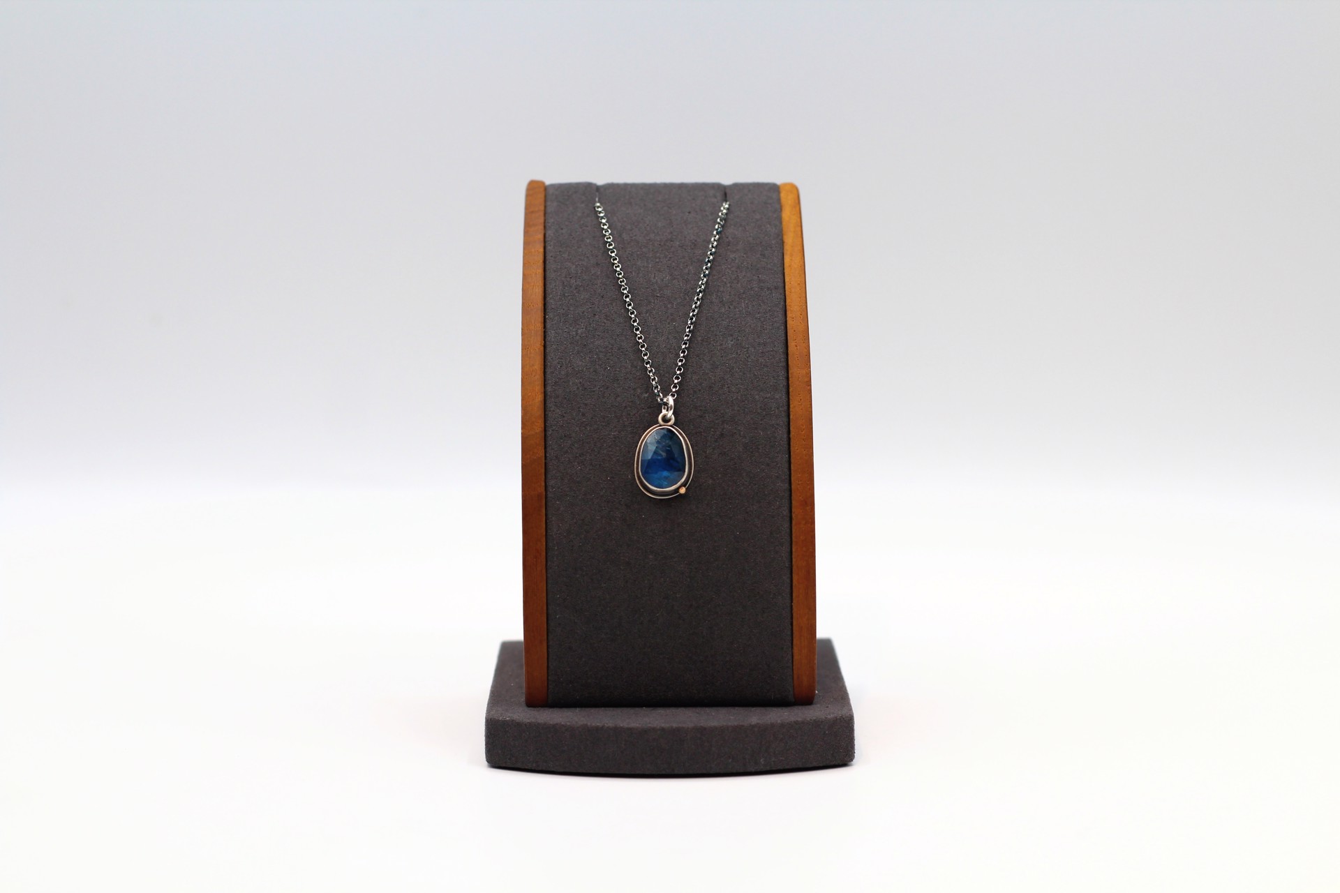 Apatite Necklace with 14k Gold by Kim Knuth