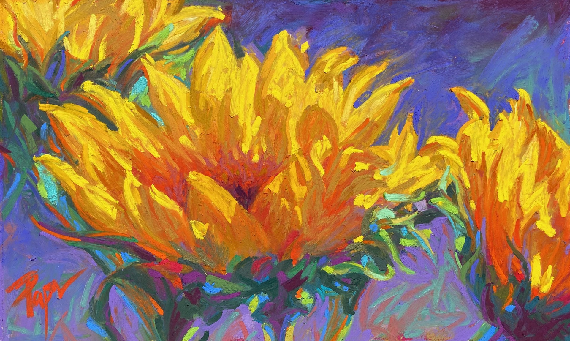 Confetti Sunflower by Tammy Papa
