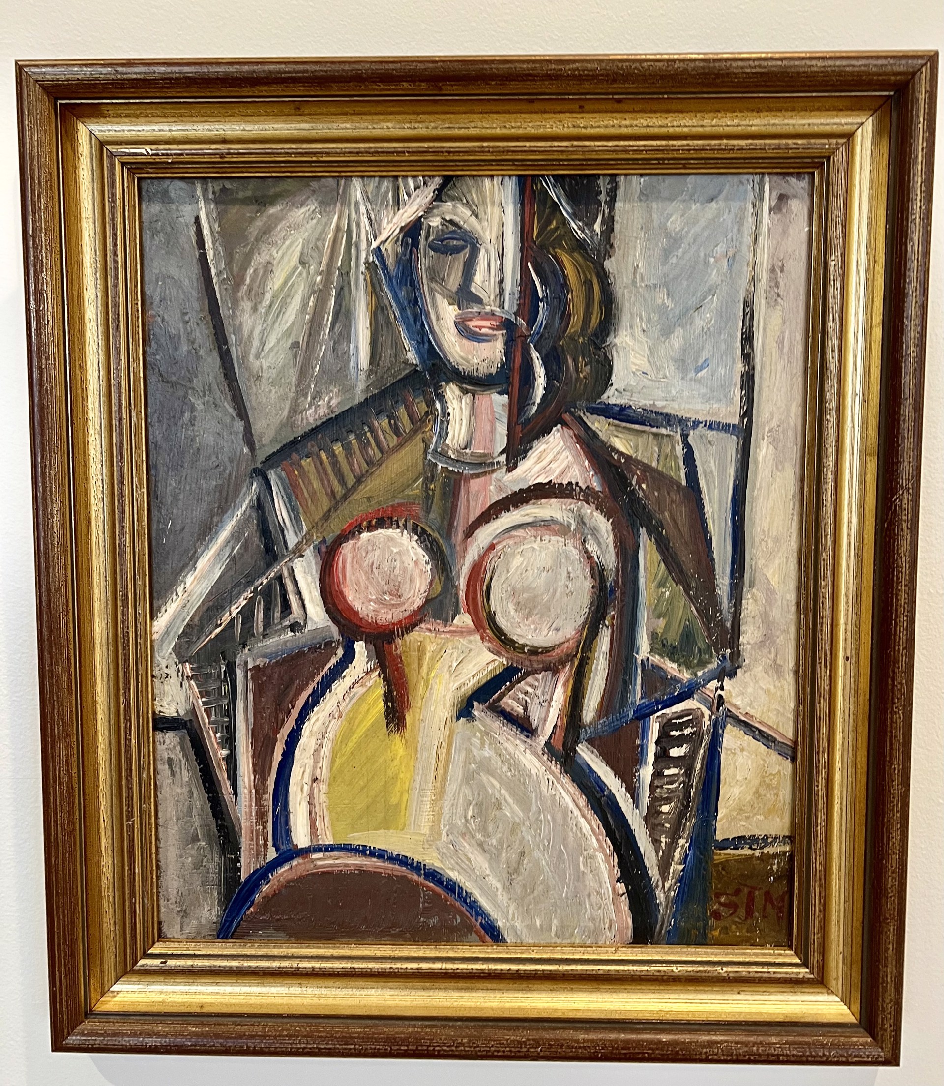 Cubist Figure of a Woman by Continental School