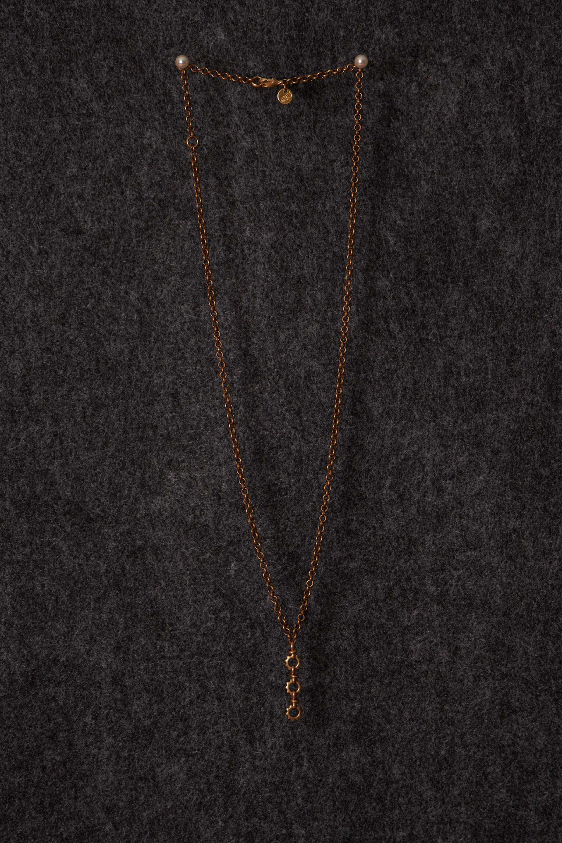 Brass Soleil Necklace by Cameron Johnson