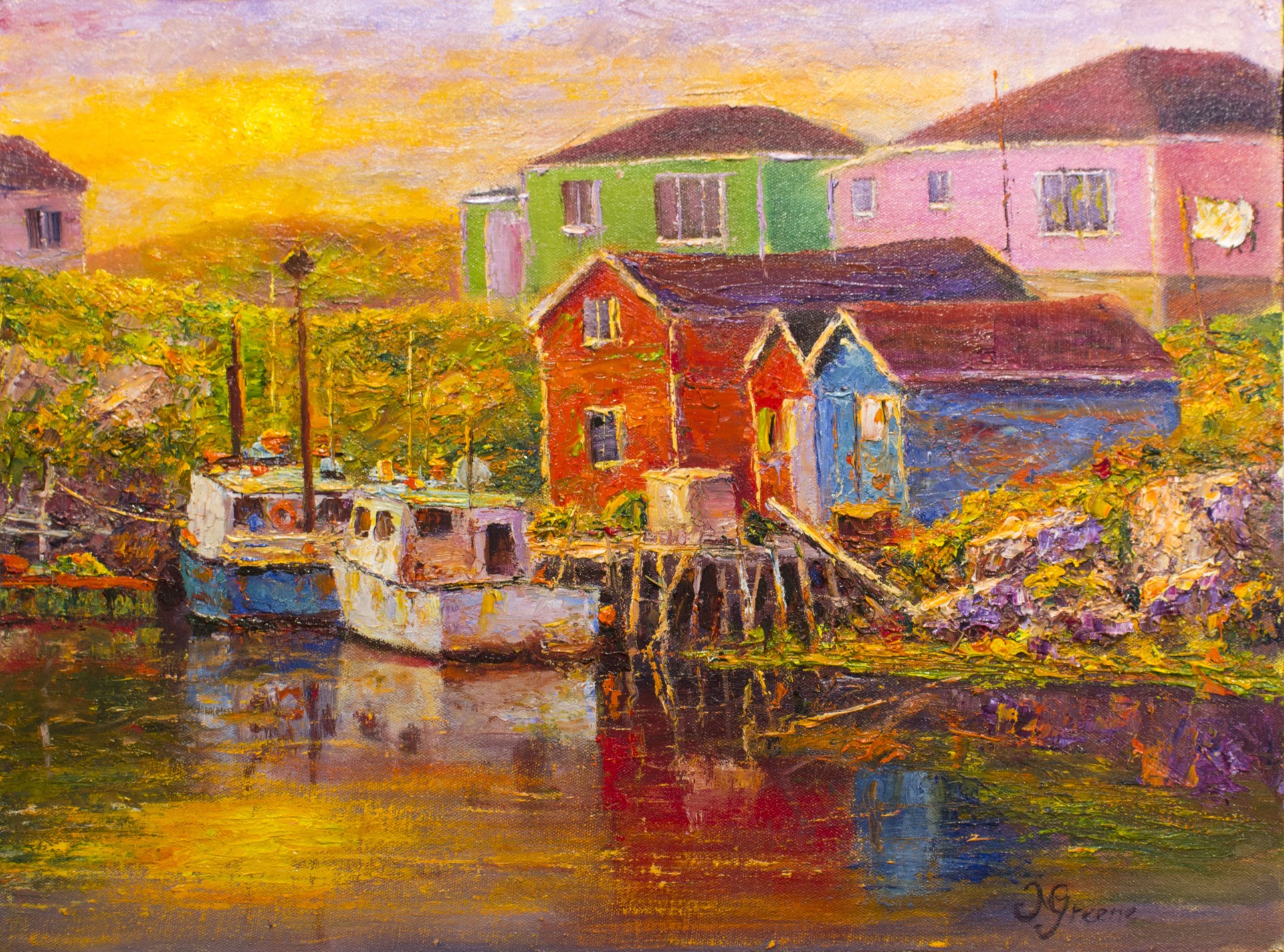 Rose Blanche Afternoon by Michael Greene