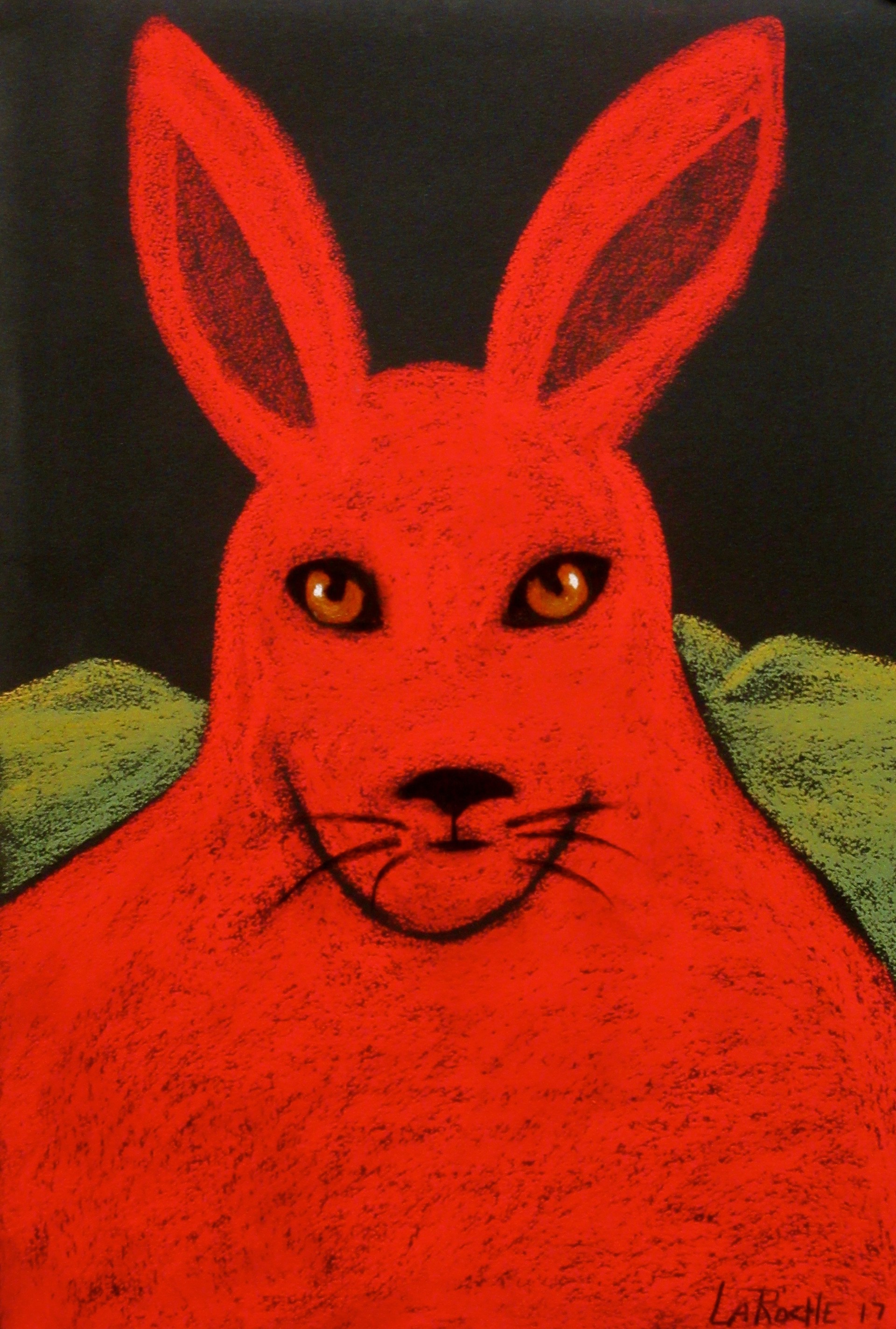 Red Rabbit II by Carole LaRoche