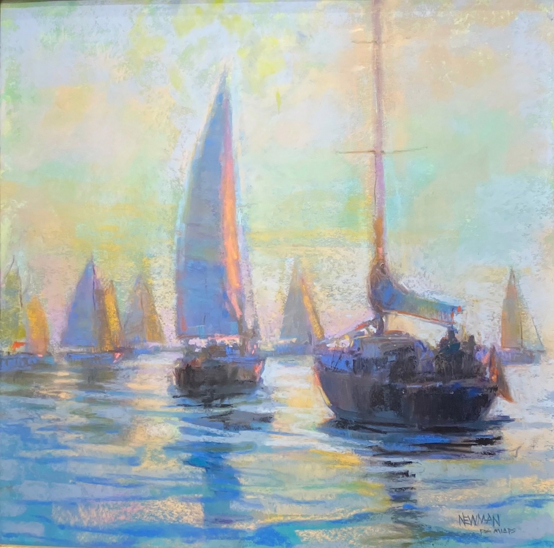 Summer Night Sail by Kathleen Newman