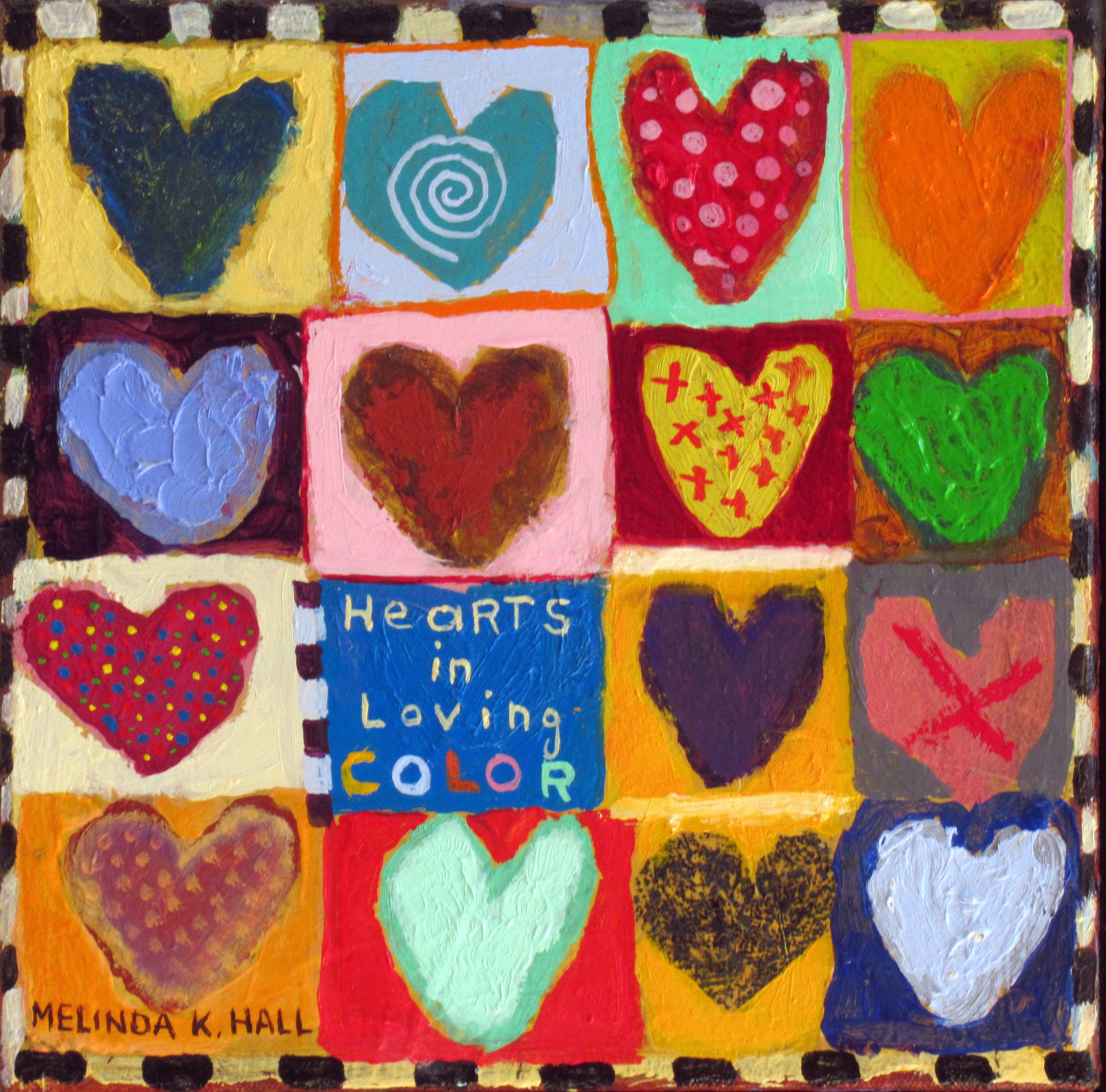 Hearts in Loving Color by Melinda K. Hall