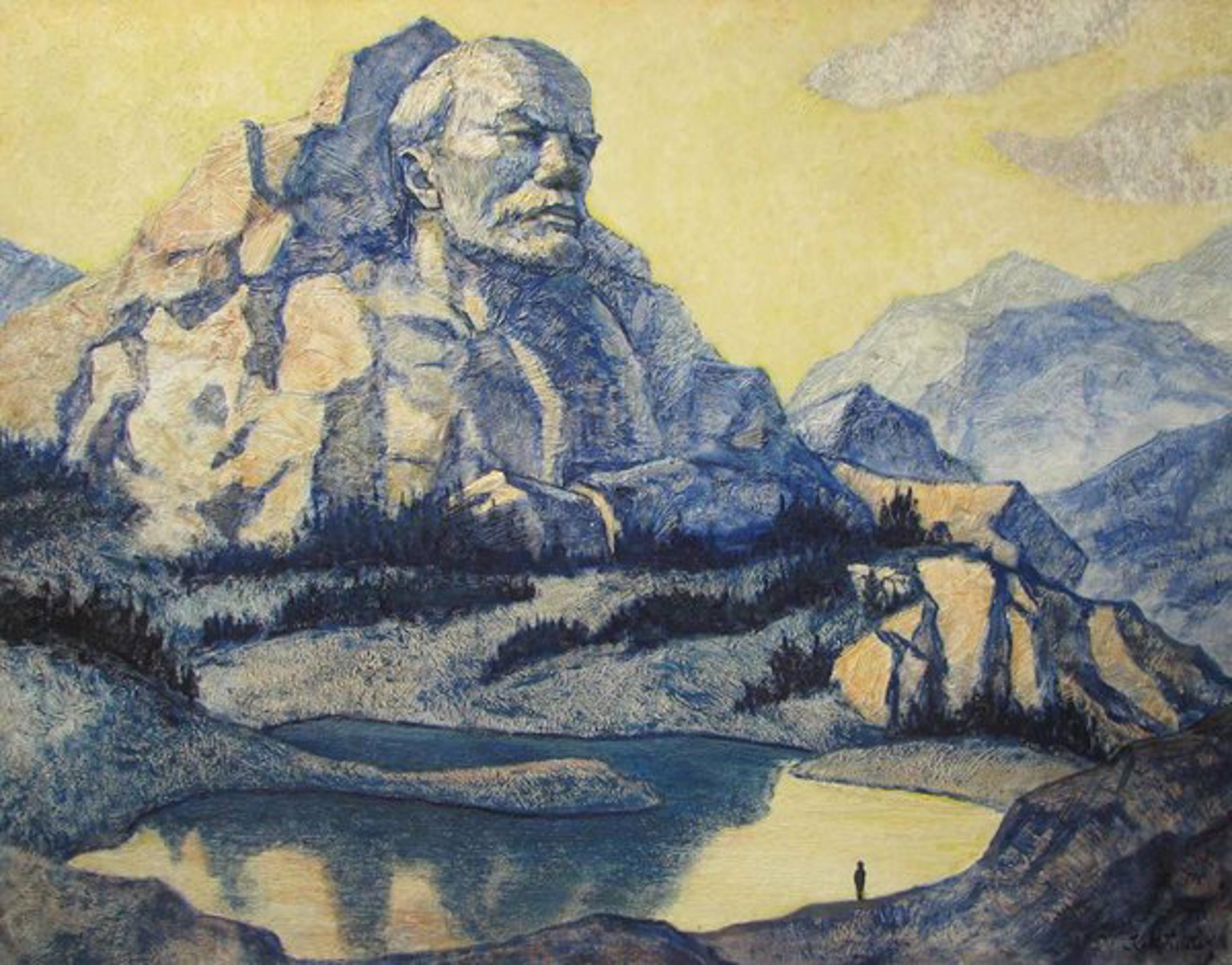 Lenin's Mountain by Konstantin Mikhailov