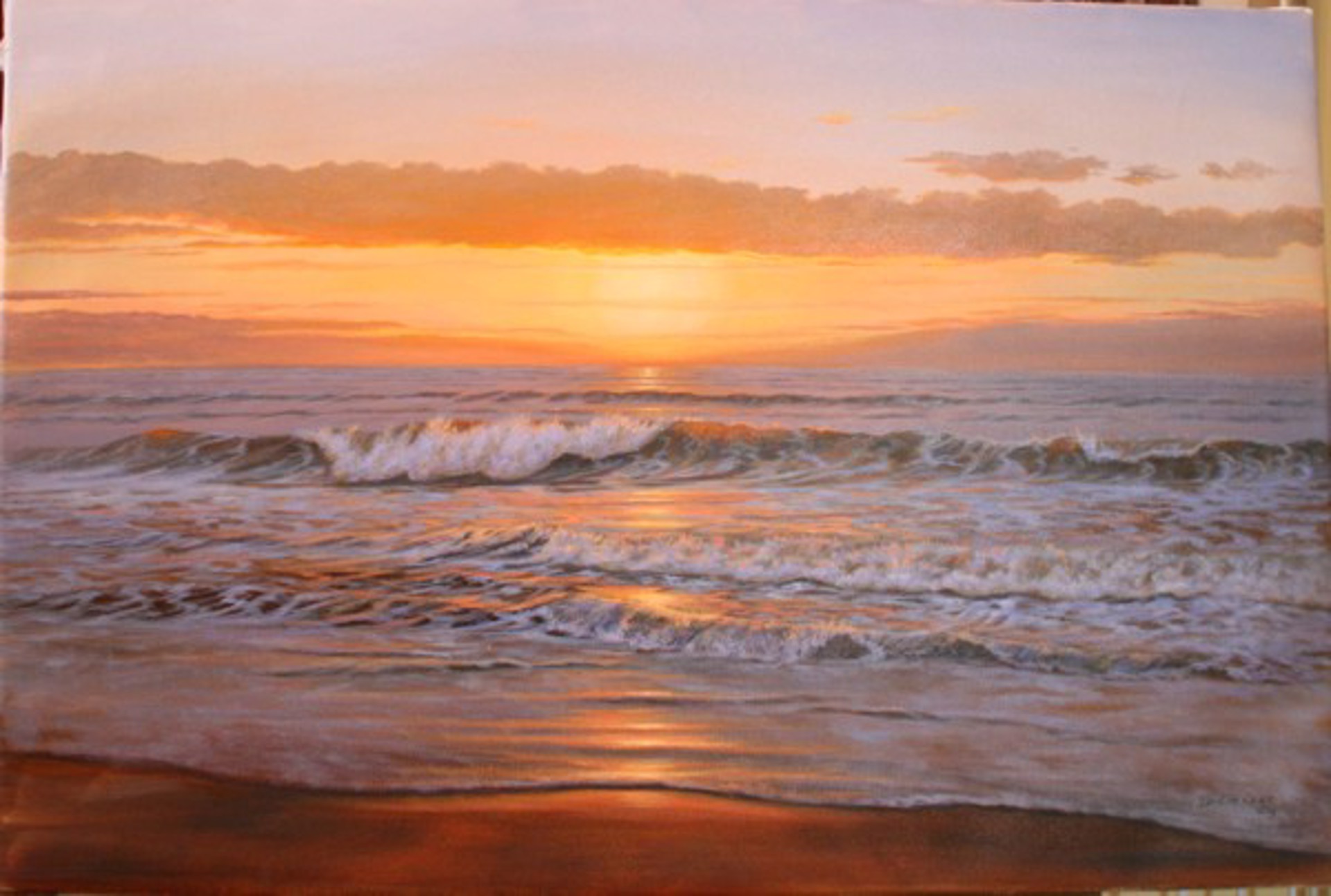 Morning Sunrise Surf by Douglas Grier -- Giclee Prints