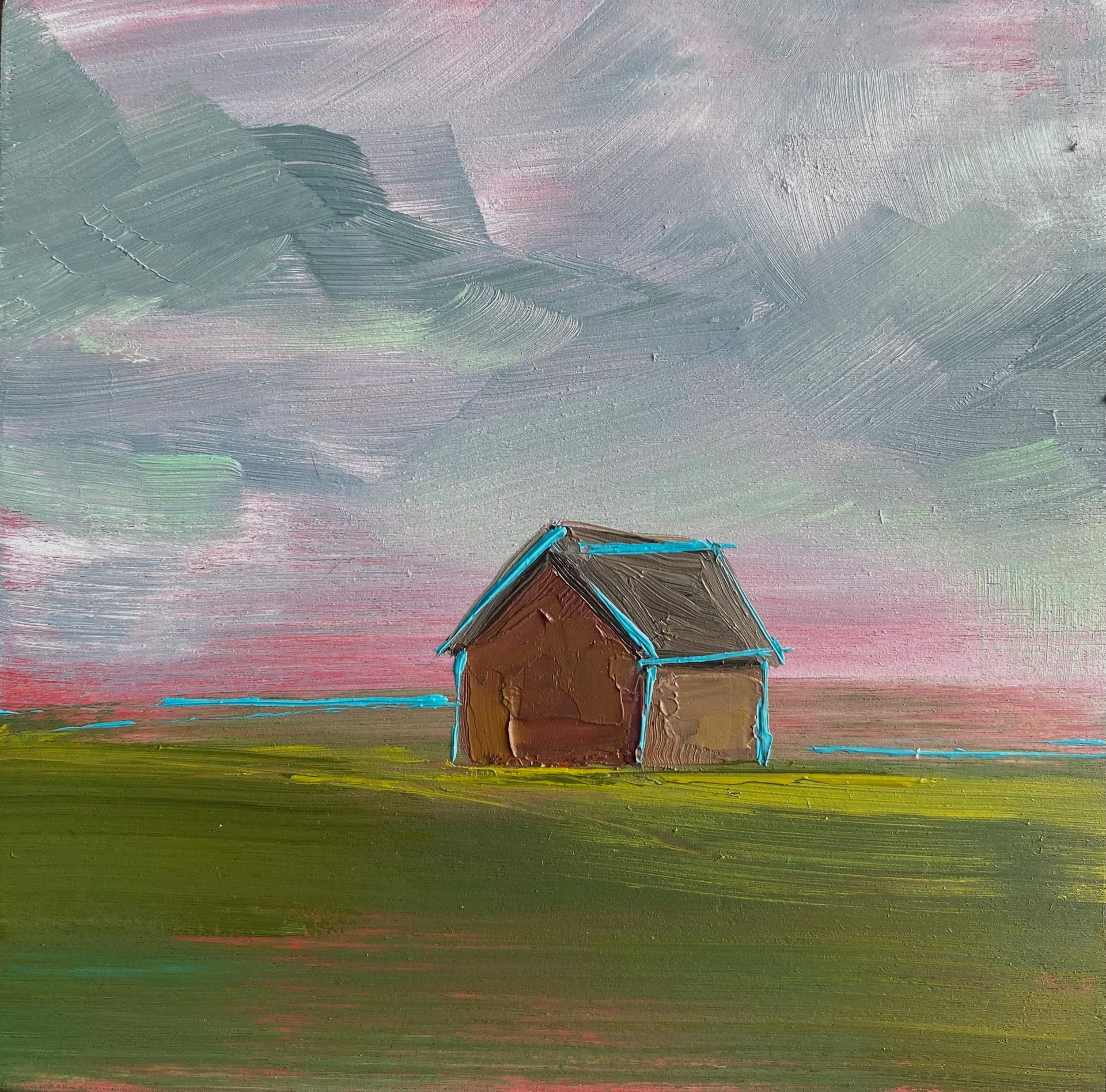 Prairie, Blue by Leigh Ann Van Fossan