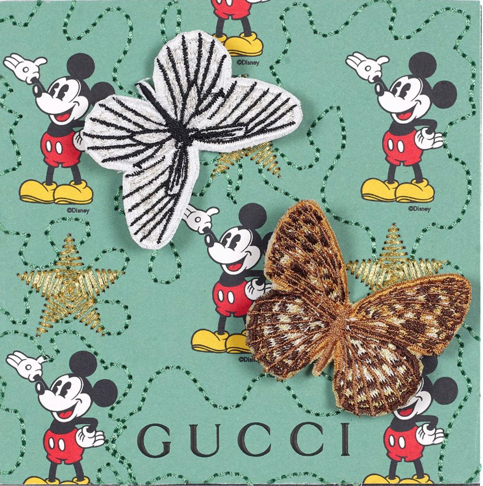 Gucci x Mickey Petite Butterfly Swarm by Stephen Wilson
