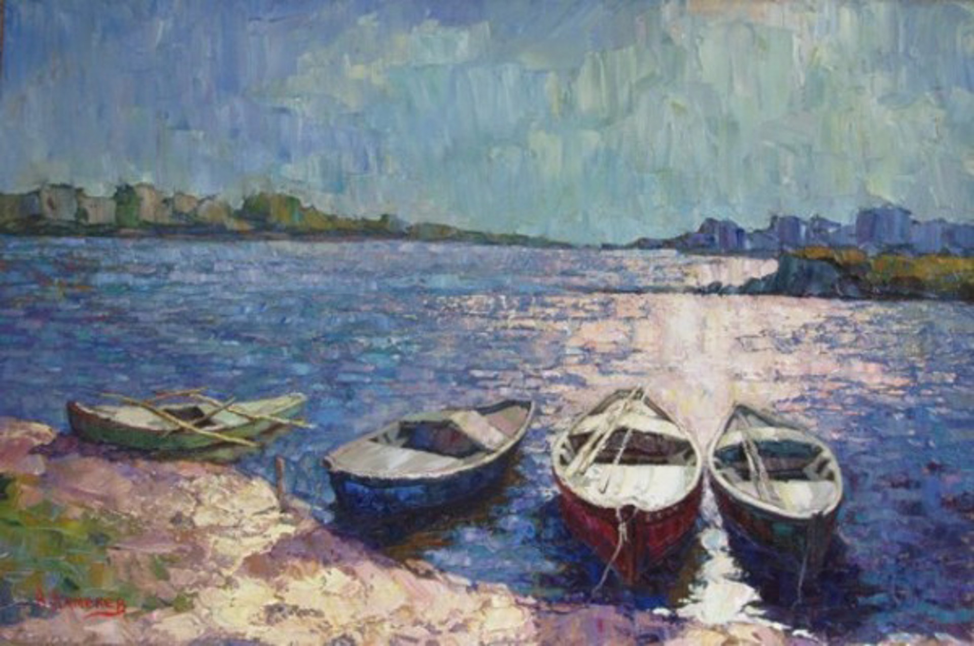 Boats by Aleksei Kamenev