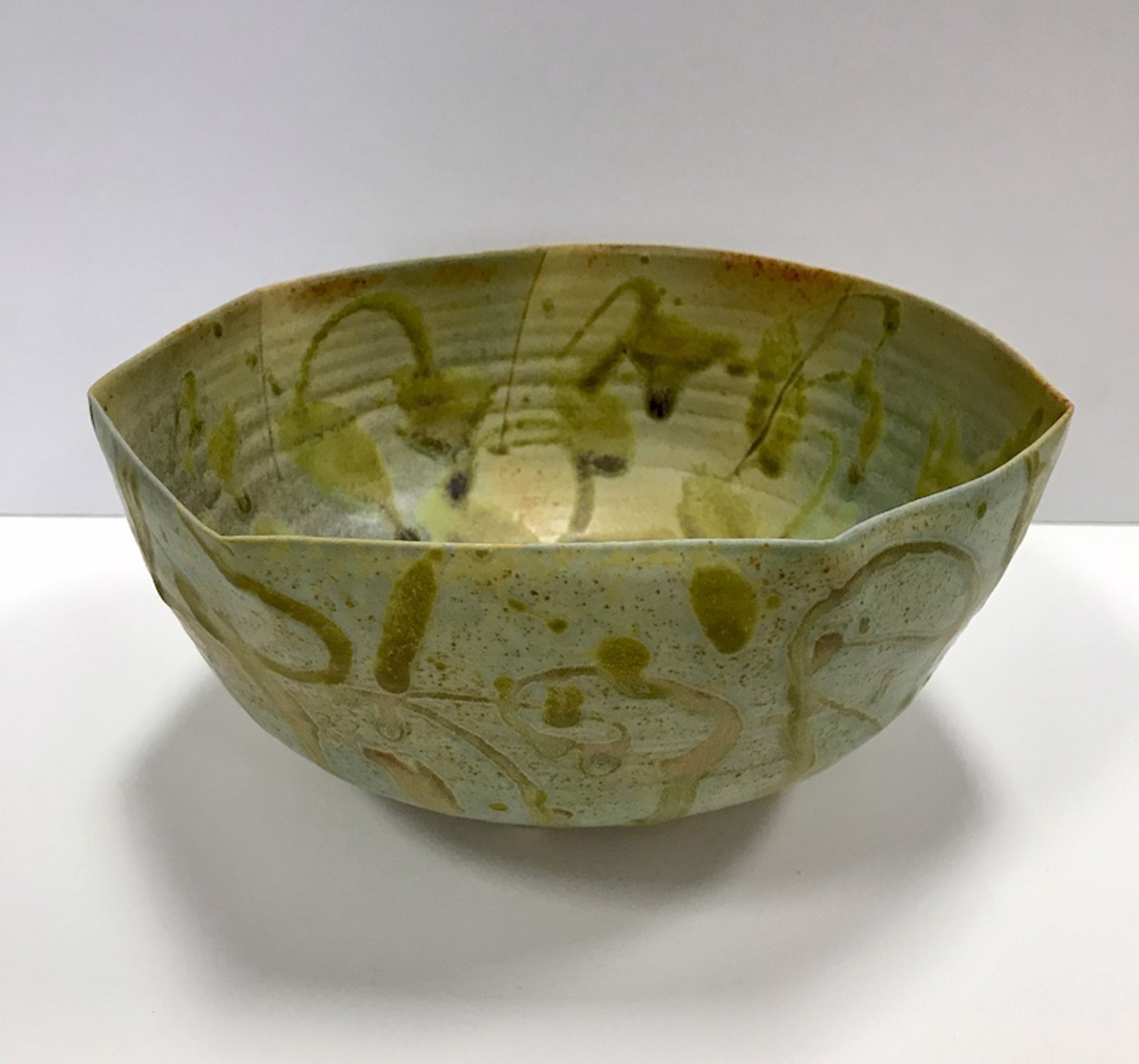 Lime/Turquoise Bowl by Kayo O'Young