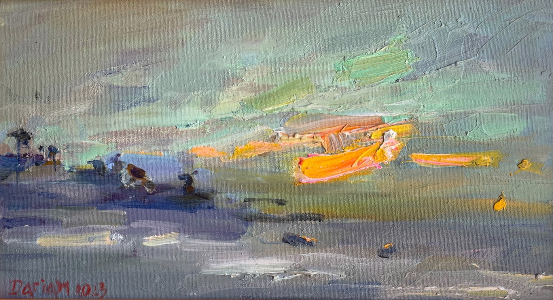 Sunset On The Three Table Beach ( North Shore ) by Daria Molostnova