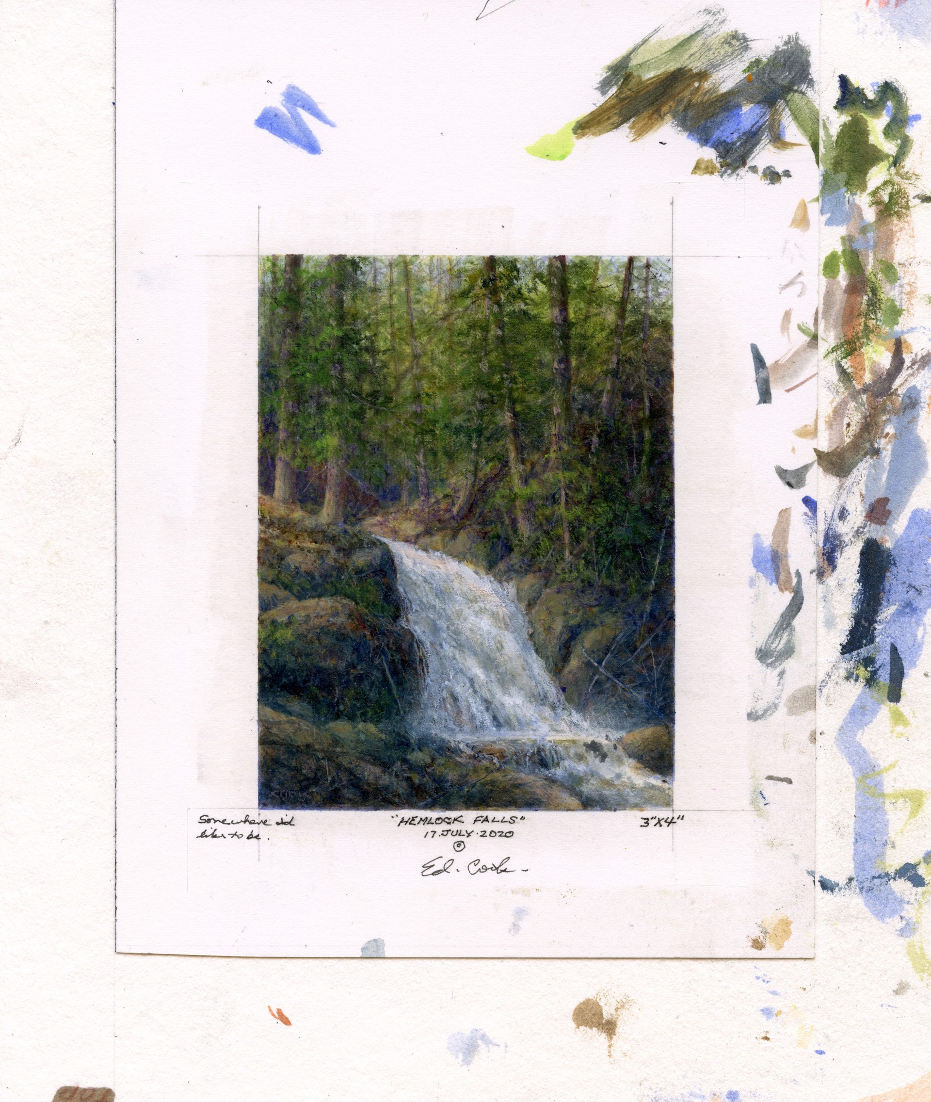 Hemlock Falls by Edward Cook