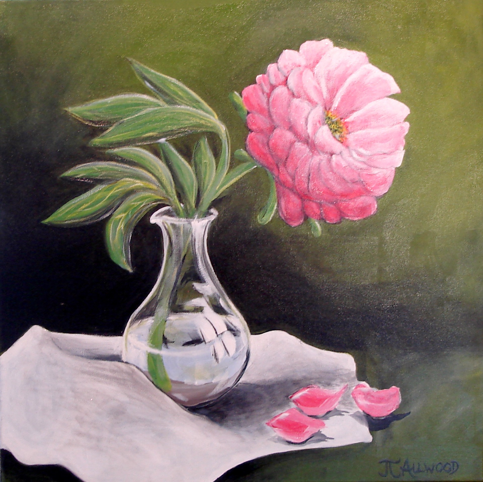 Mom's Last Peony by J.J Allwood