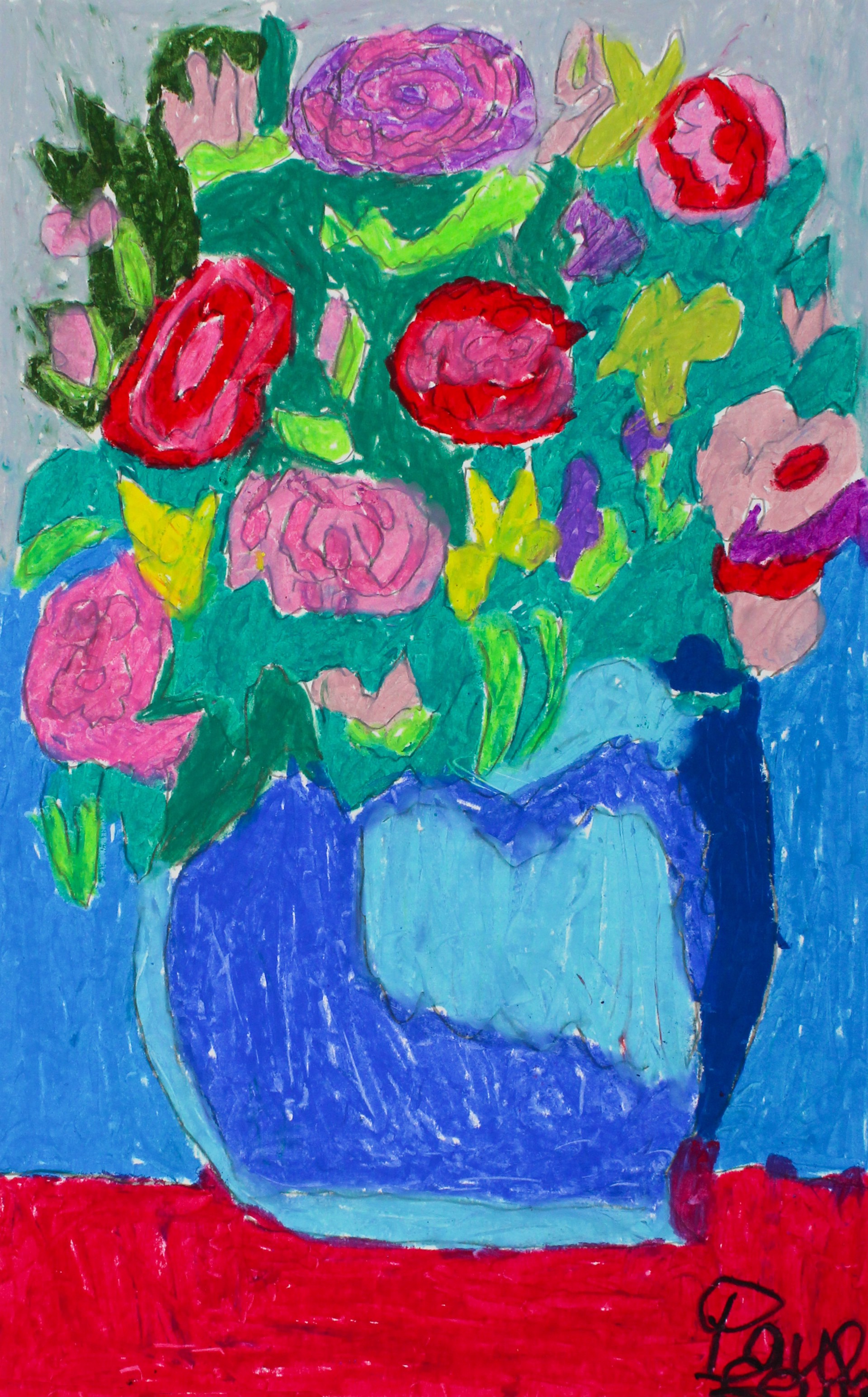 Flowers and Vase by Paul Lewis