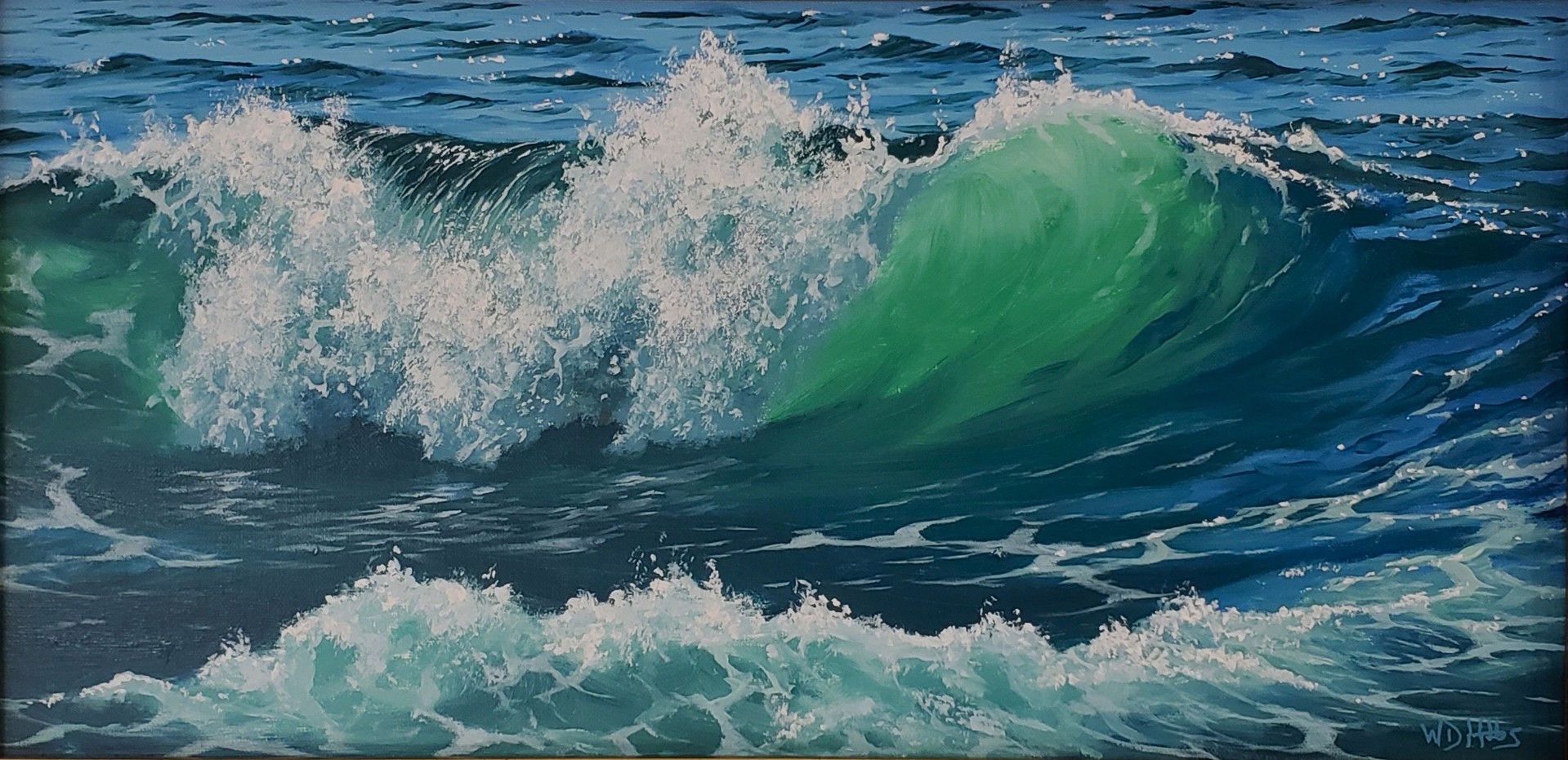 Study of Surf in Motion by William D. Hobbs